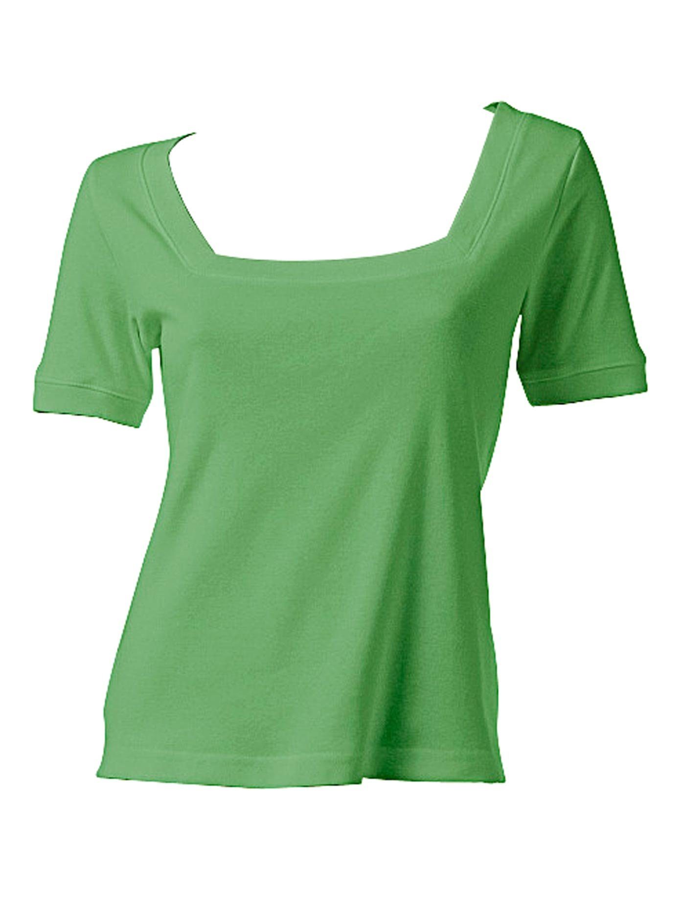 heine Shirt met korte mouwen Shirt met carréhals (1-delig)