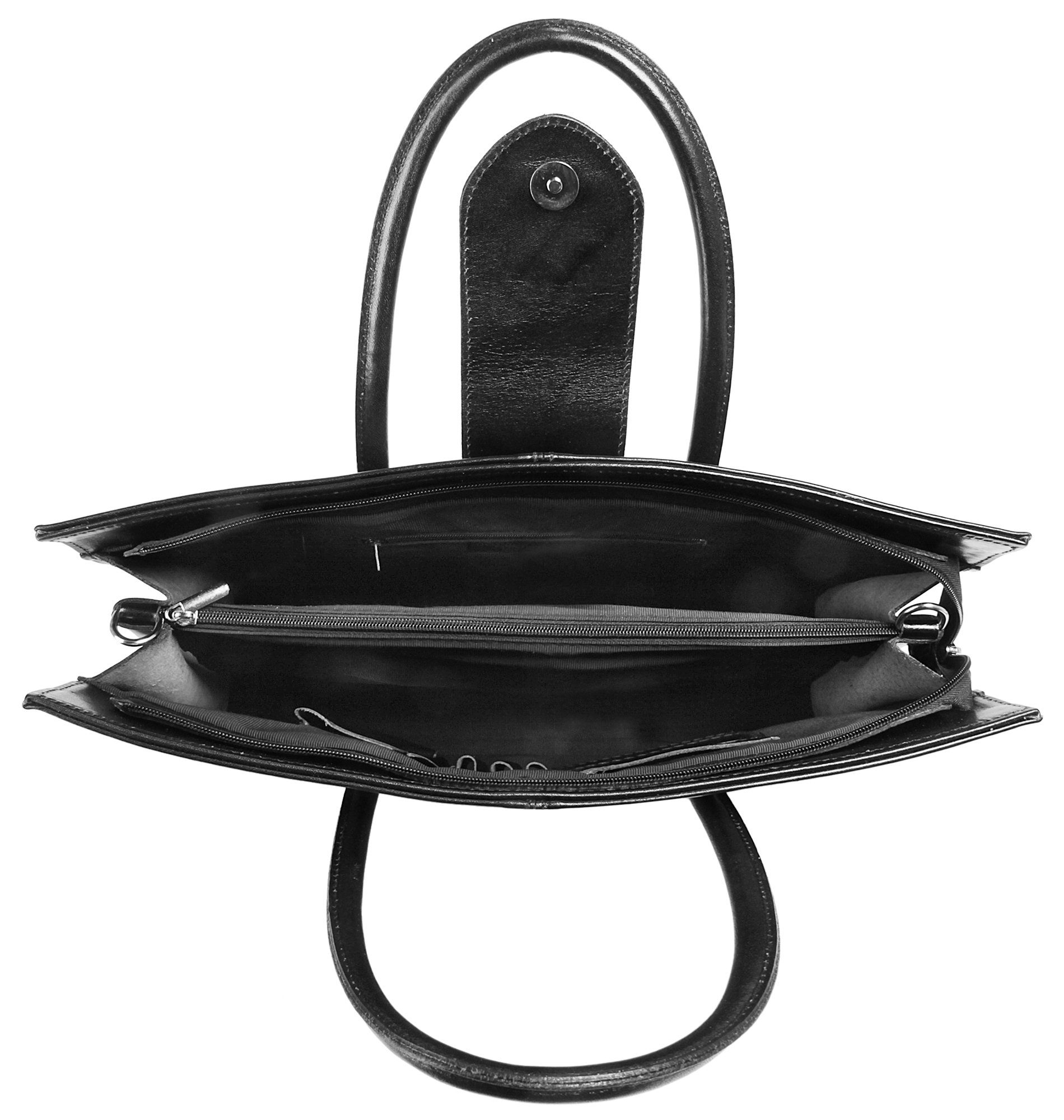 Cluty Tas echt leer, made in italy