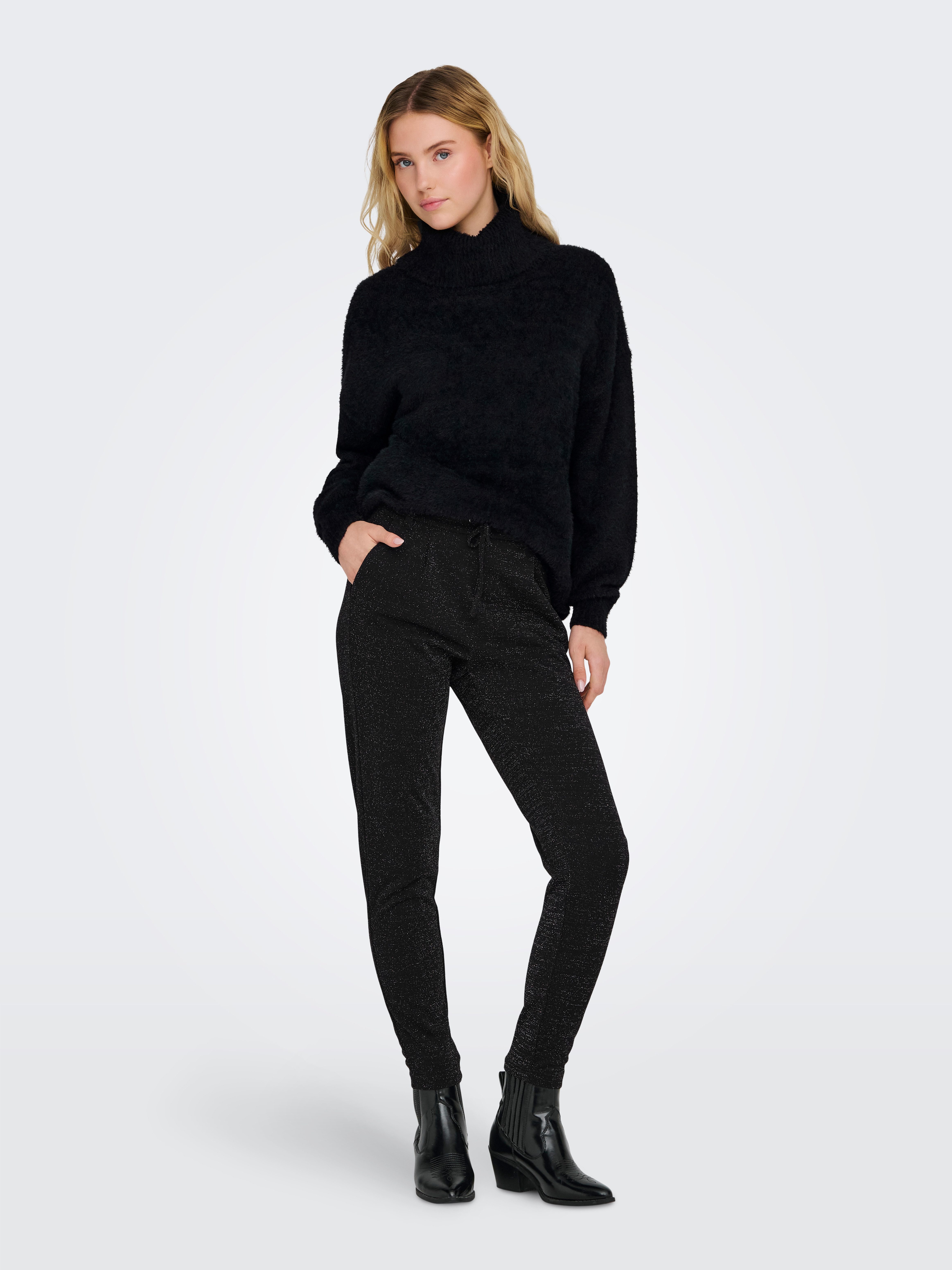 Only Joggingbroek ONLPOPTRASH-ALYA LIFE GLIT PANT PNT