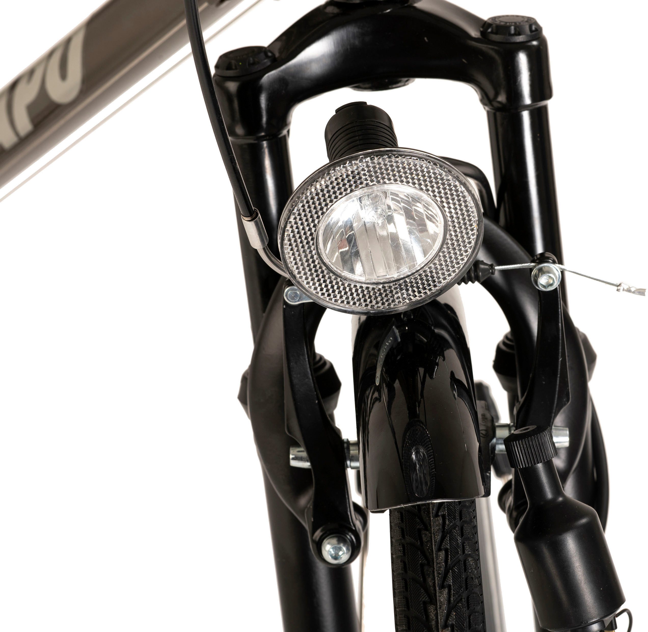 Dacapo Trekkingfiets dames 28'' Metropolis antraciet vlakke stuur 21 versnellingen