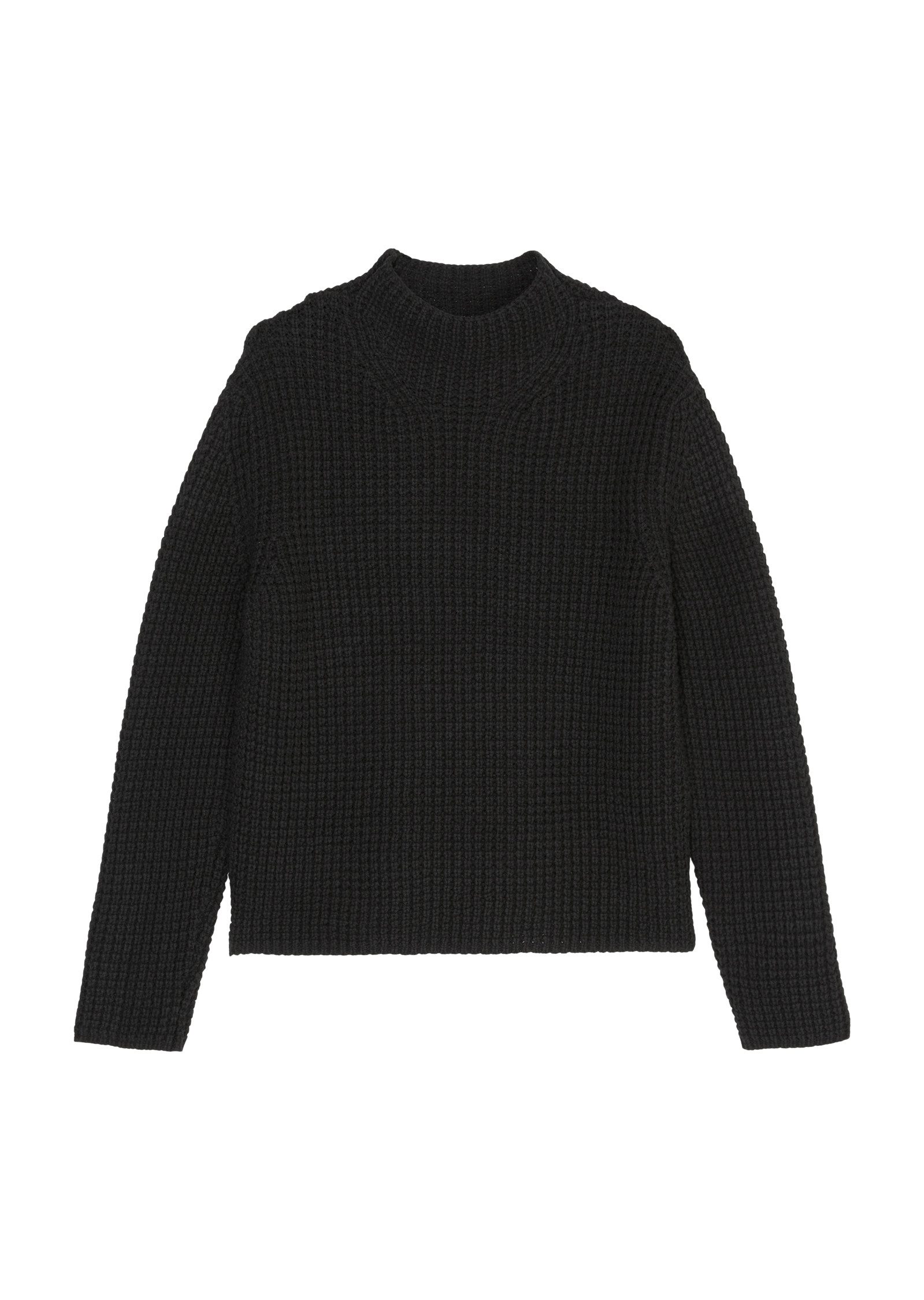 Marc O'Polo DENIM Trui met staande kraag met trendy breipatroon