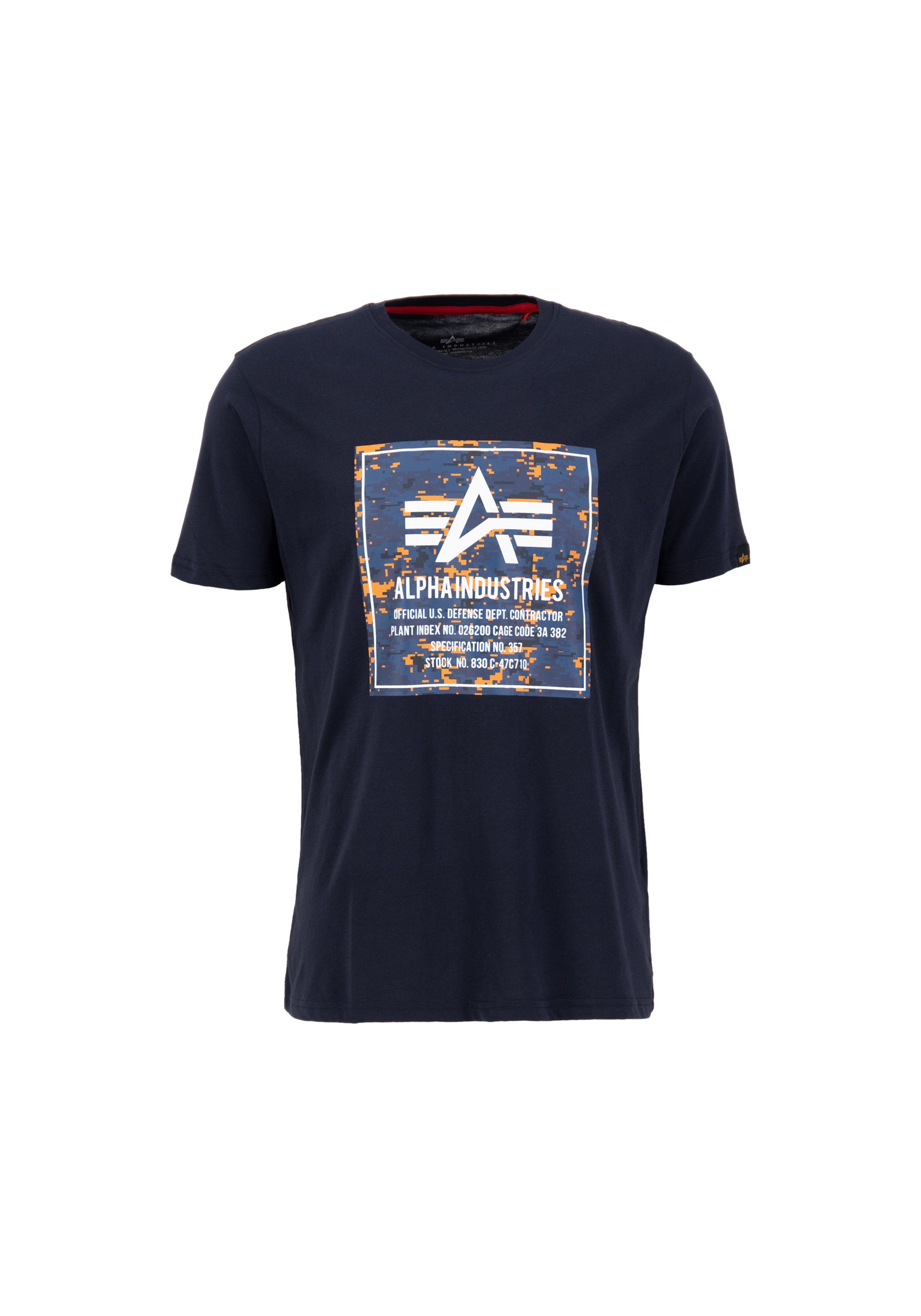 Alpha Industries T-shirt Men T-Shirts Camo Block T
