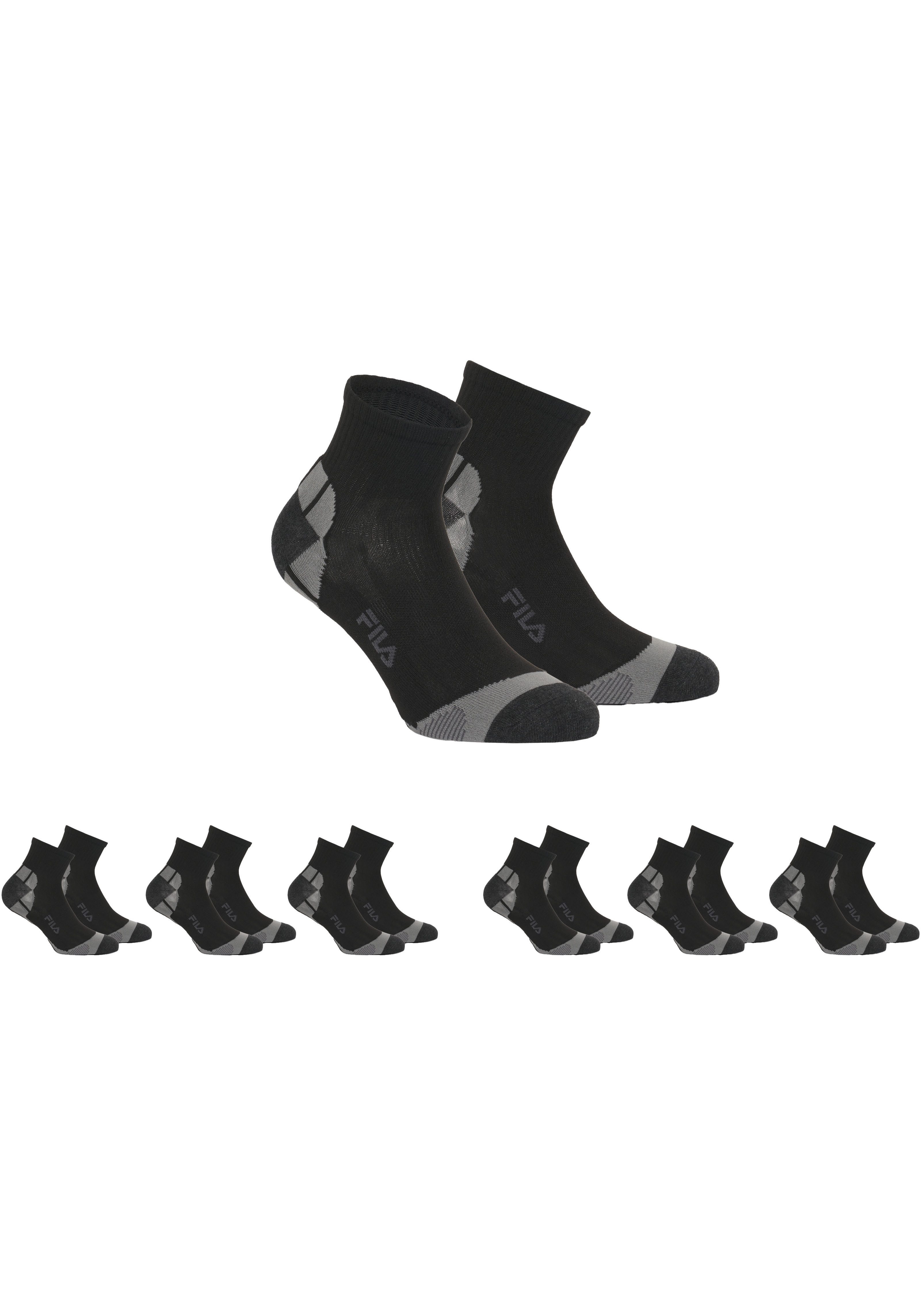 Fila Sneakersokken UNISEX QUARTER MULTISPORT SOCKS (6 paar)
