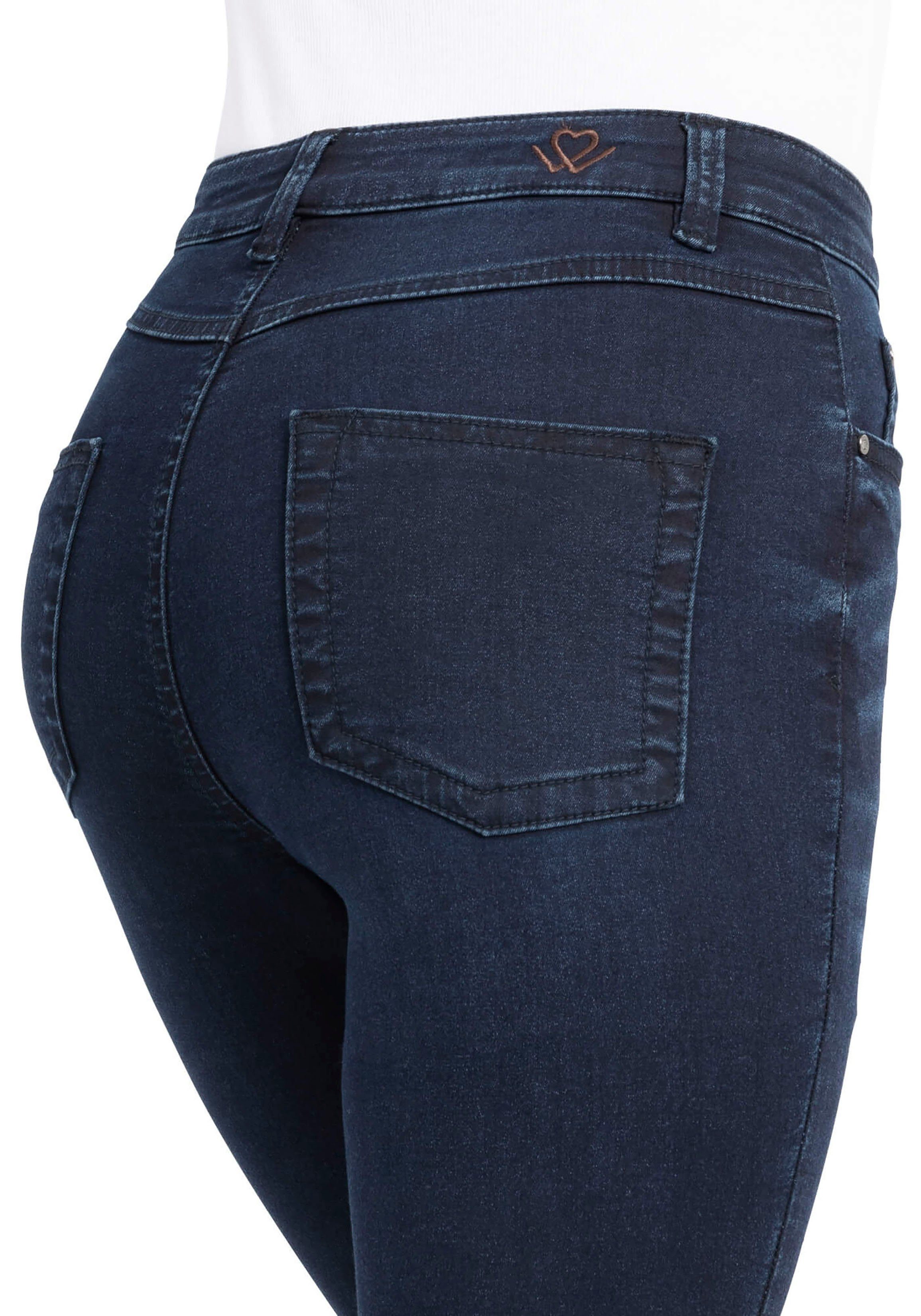 wonderjeans High-waist jeans High Waist WH72 Hoog opgesneden met iets verkorte pijpen