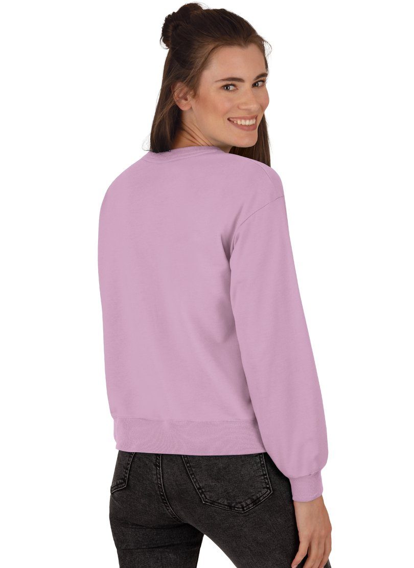 Trigema Sweatshirt TRIGEMA dun sweatshirt