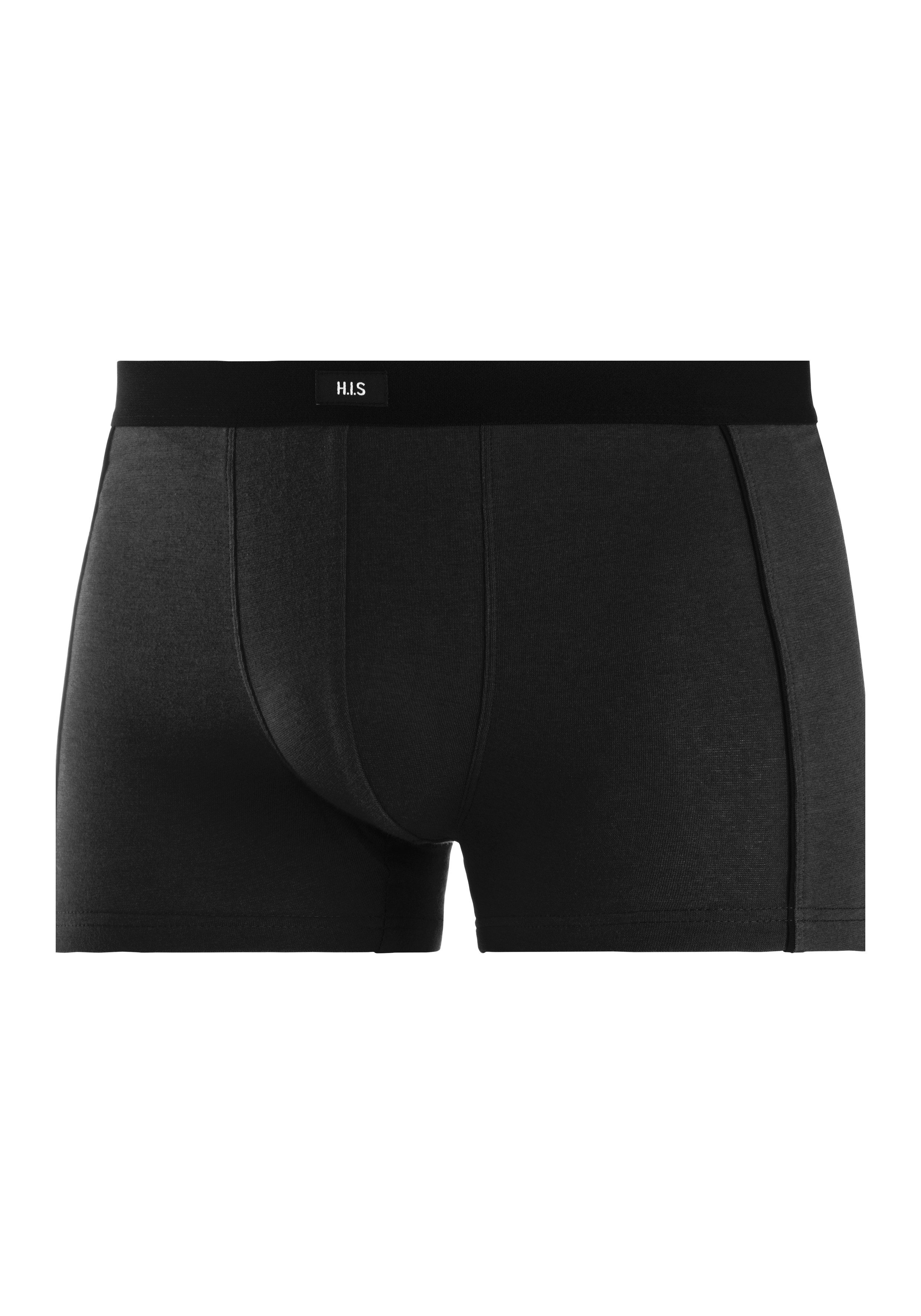 H.I.S Boxershort voor heren met smalle piping aan beide kanten opzij (set, 3 stuks)