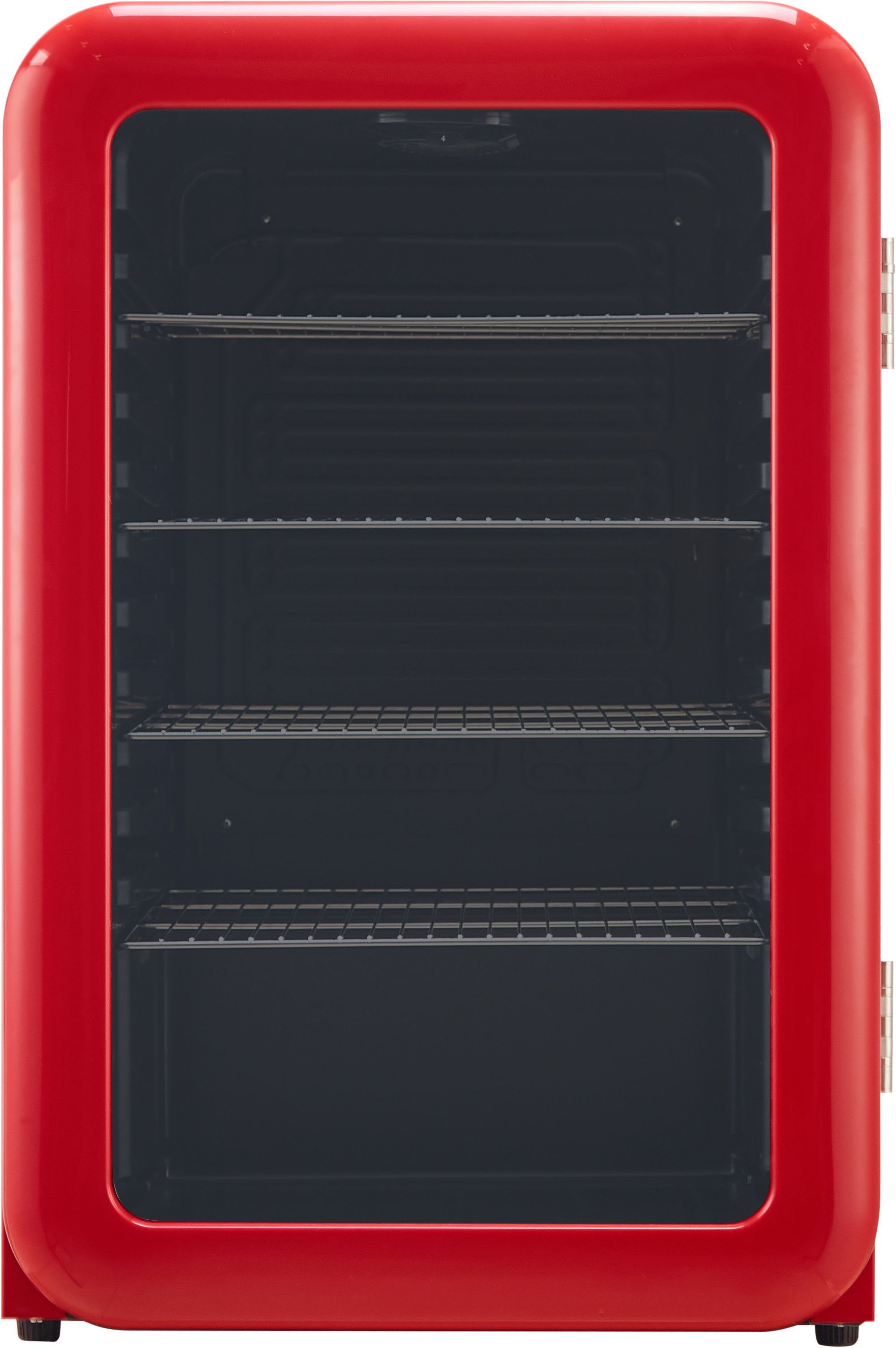 Hanseatic Drankenkoelkast HBC115ERRH red