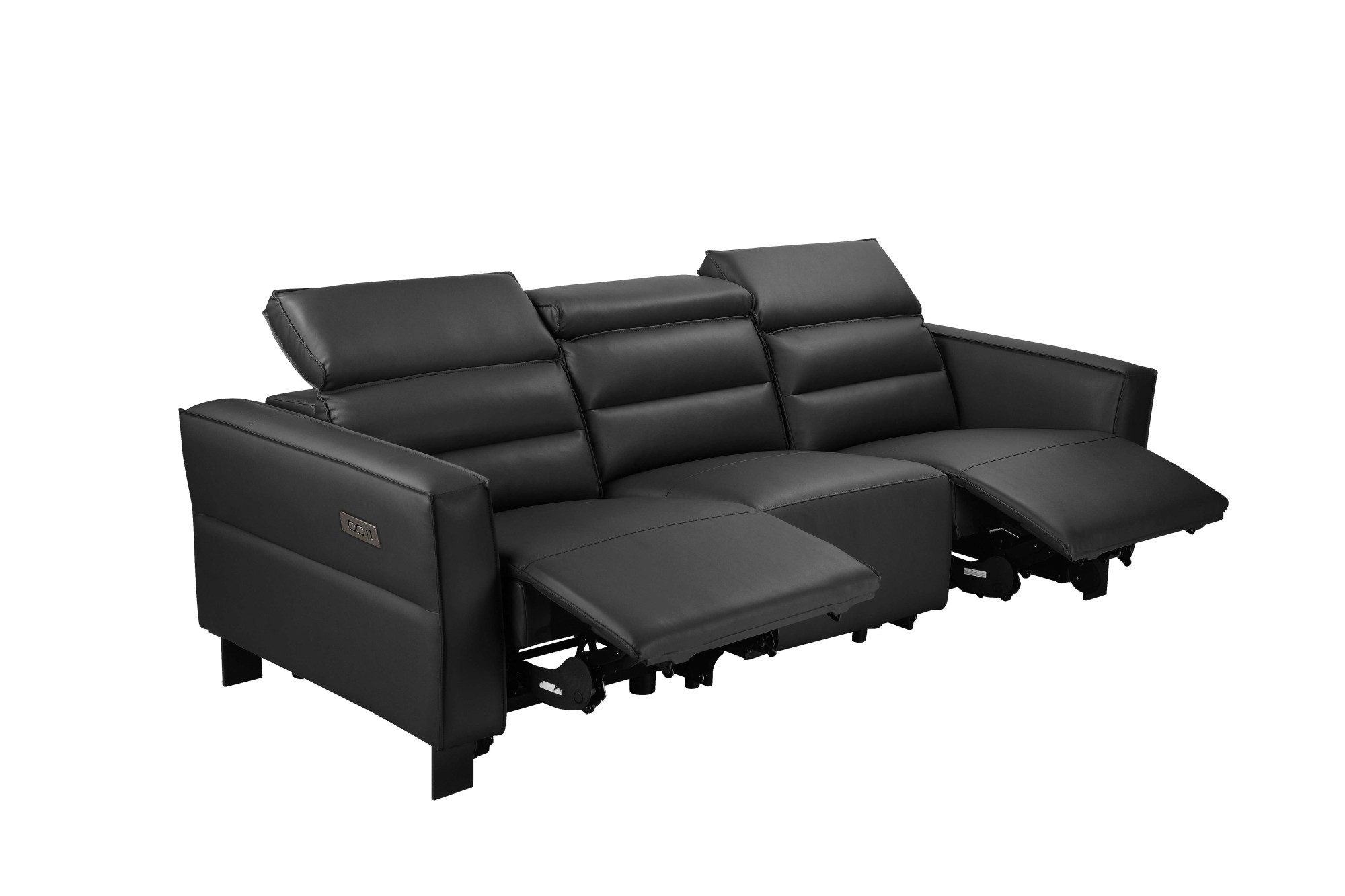 Places of Style 3-zitsbank Carpari, 224 cm, handmatige of elektrische relaxfunctie in 2 zitplaatsen
