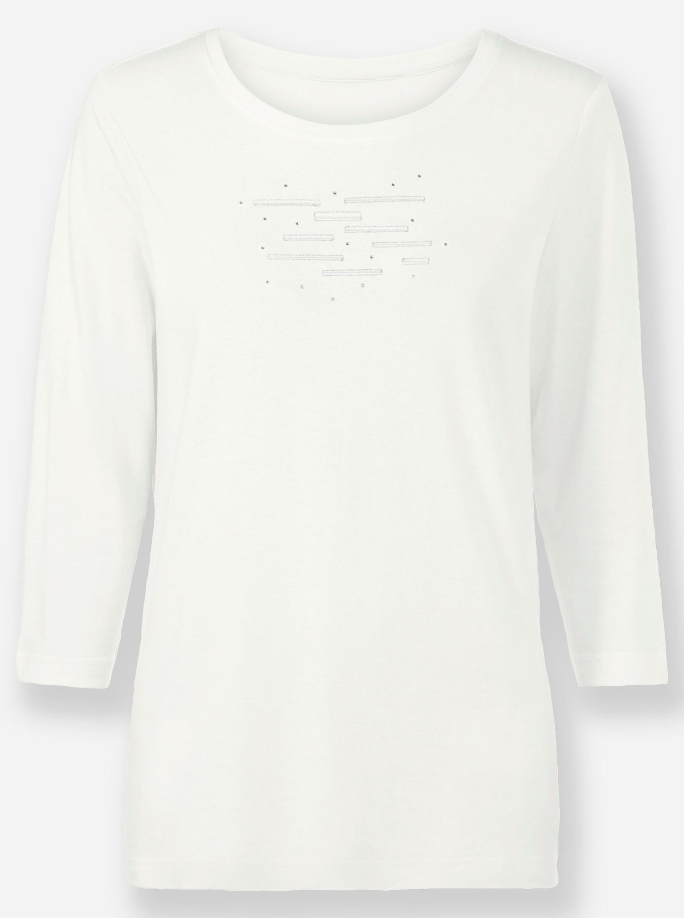 Classic Shirt met 3 4 mouwen Shirt (1-delig)