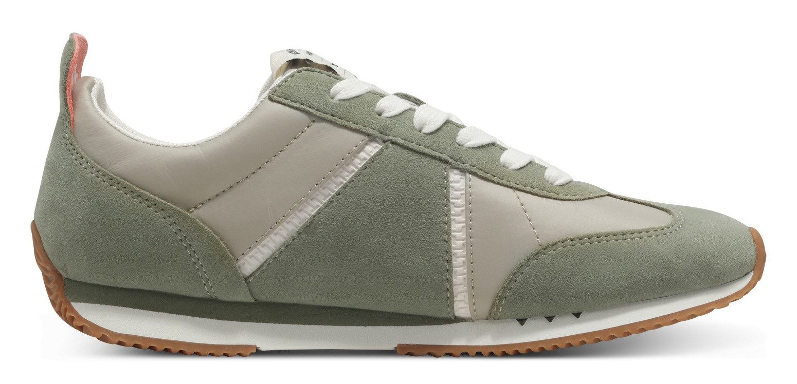 Tamaris Sneakers , vrijetijdsschoen, halfschoen, veterschoen met logo-applicatie