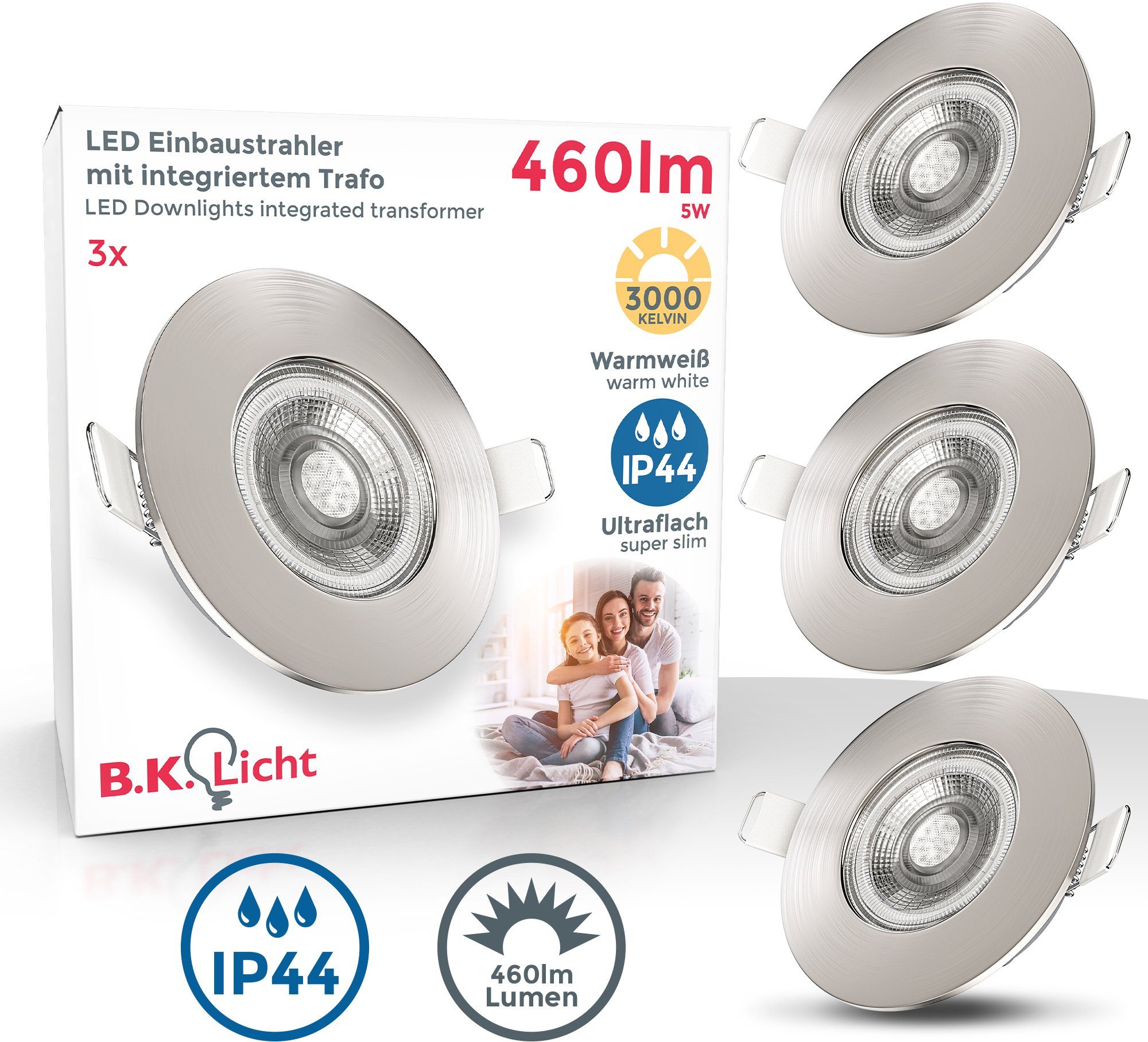 B.K.Licht Led-inbouwlamp