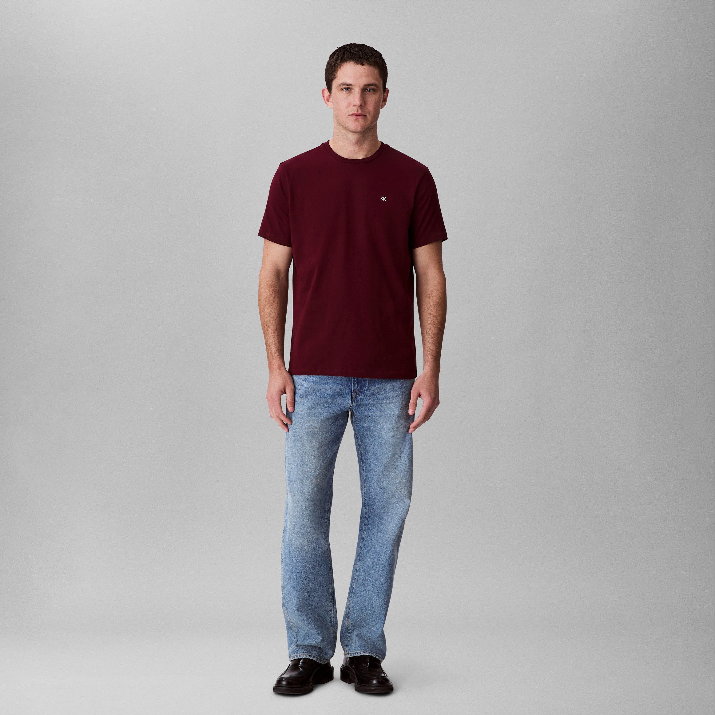 Calvin Klein T-shirt SS SMOOTH CTTN SOLID CREWNK TEE