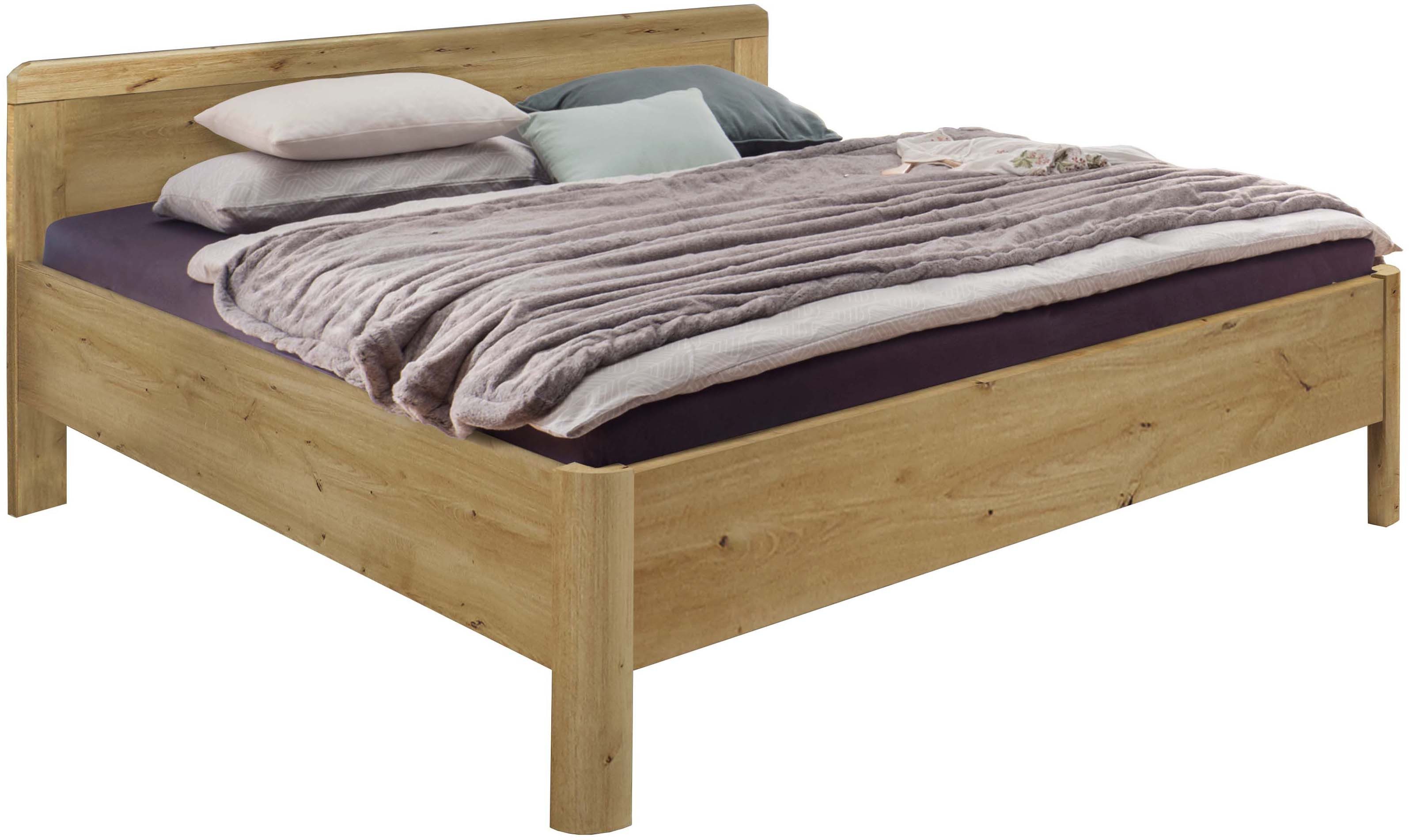 WIEMANN Houten bed Bern viervoudig verstelbare lighoogte bedden beige