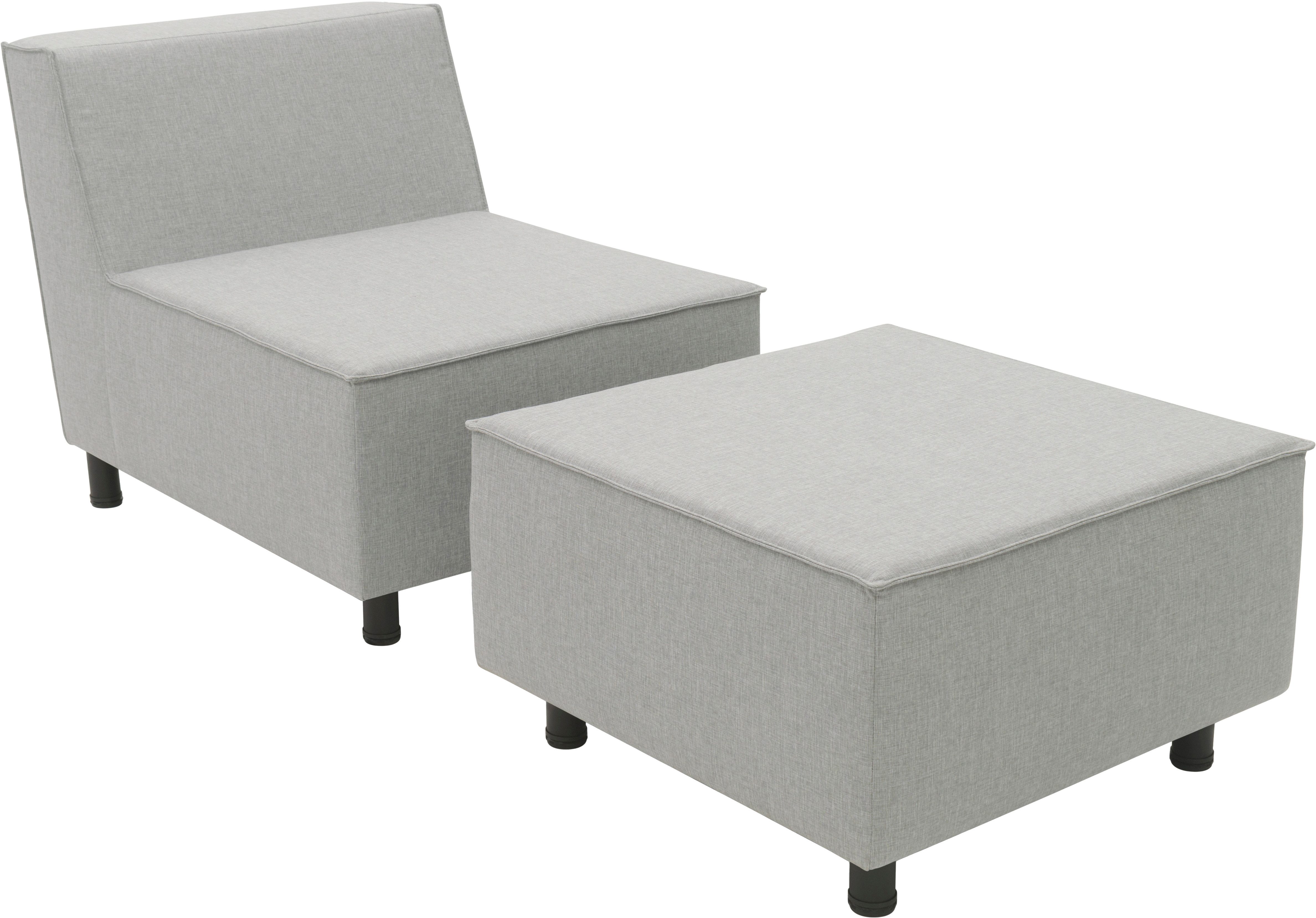 DOMO collection Sofaelement Sonna, individueel samen te stellen Enkele elementen voor terras, tuin en balkon, speciaal voor buiten