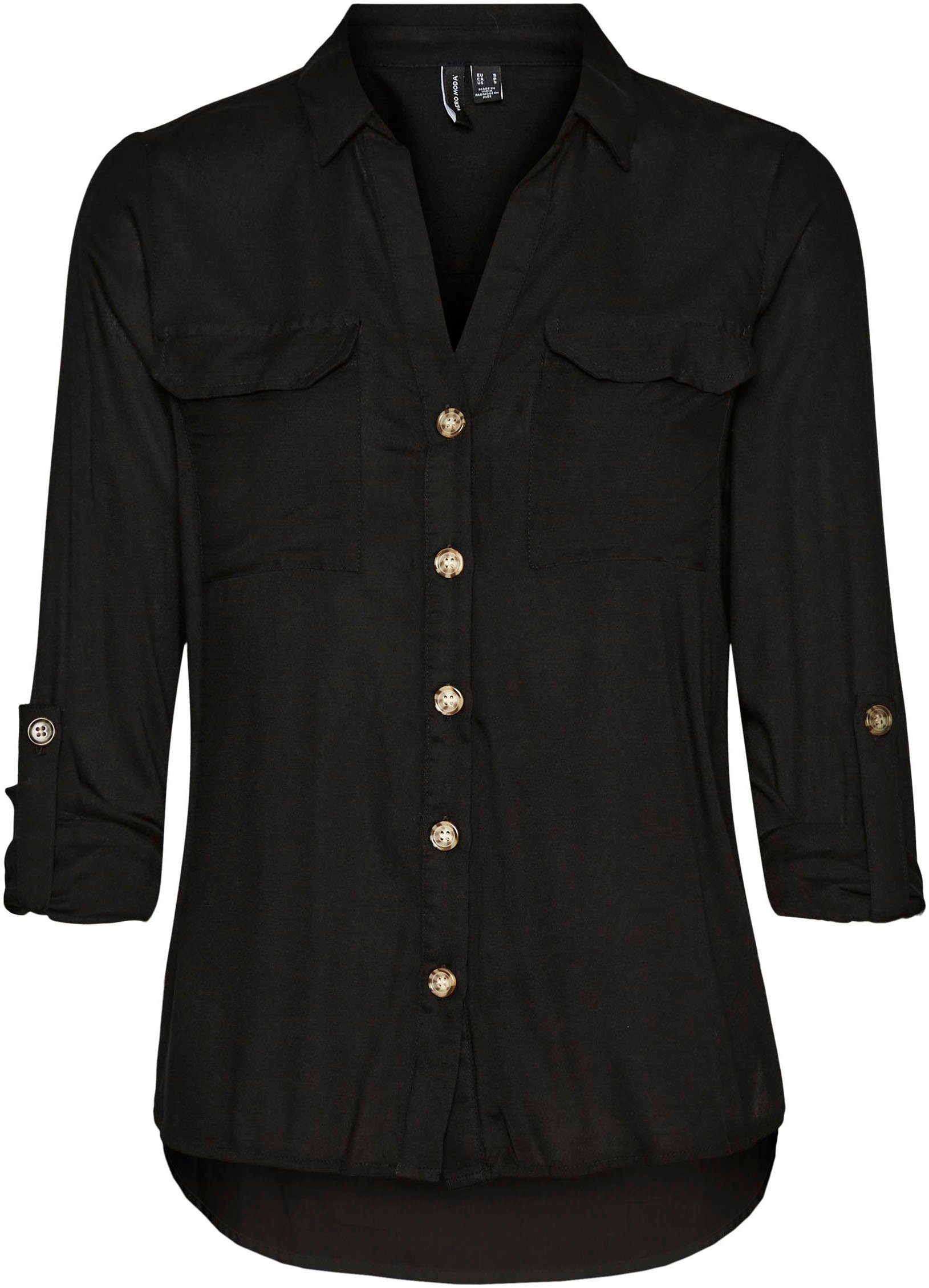 Vero Moda Overhemdblouse VMBUMPY L/S SHIRT NEW WVN GA NOOS