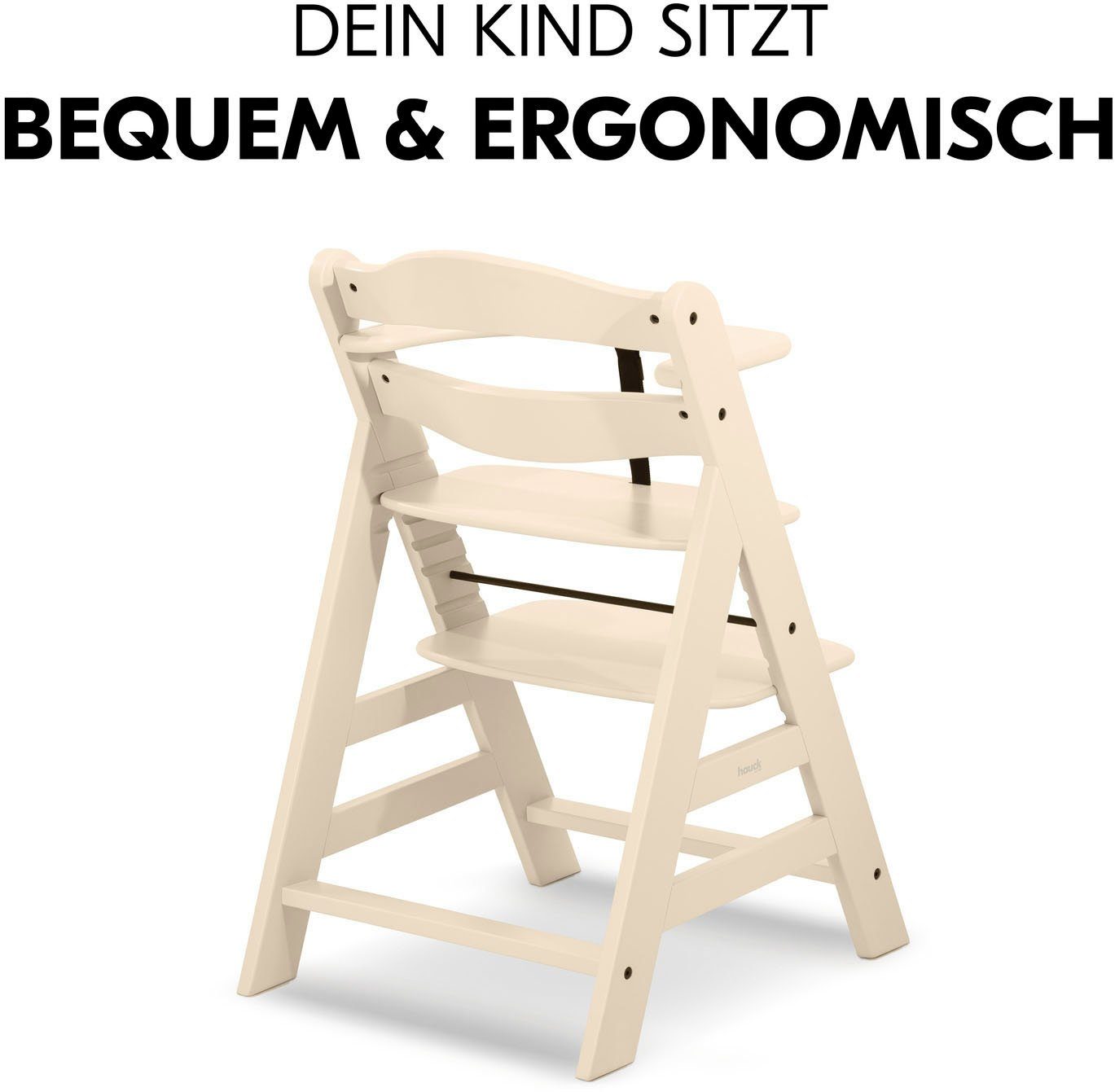 Hauck Kinderstoel Alpha+, Vanilla FSC®- beschermt bos - wereldwijd