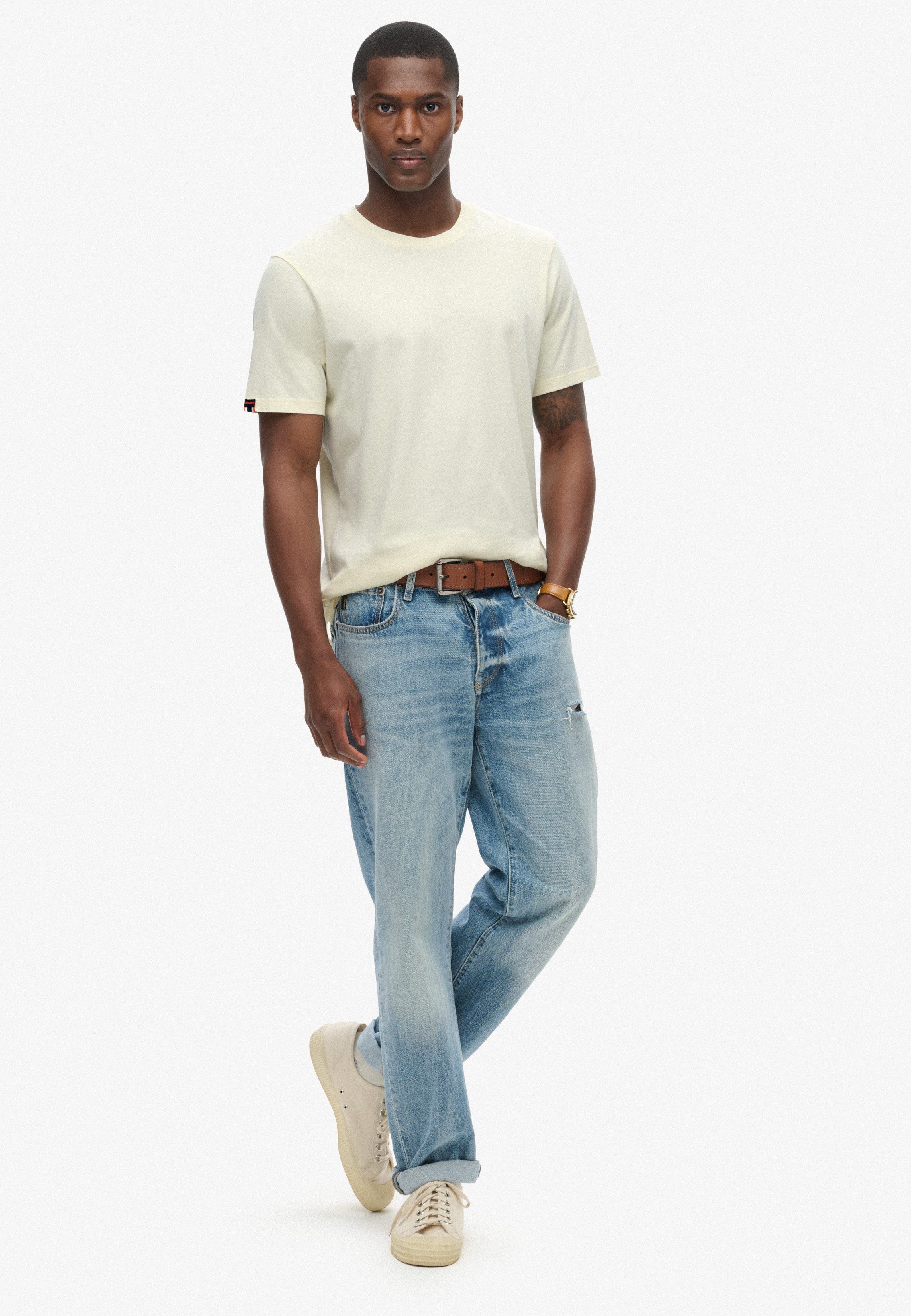 Superdry Shirt met ronde hals CLASSIC ESSENTIAL TEE