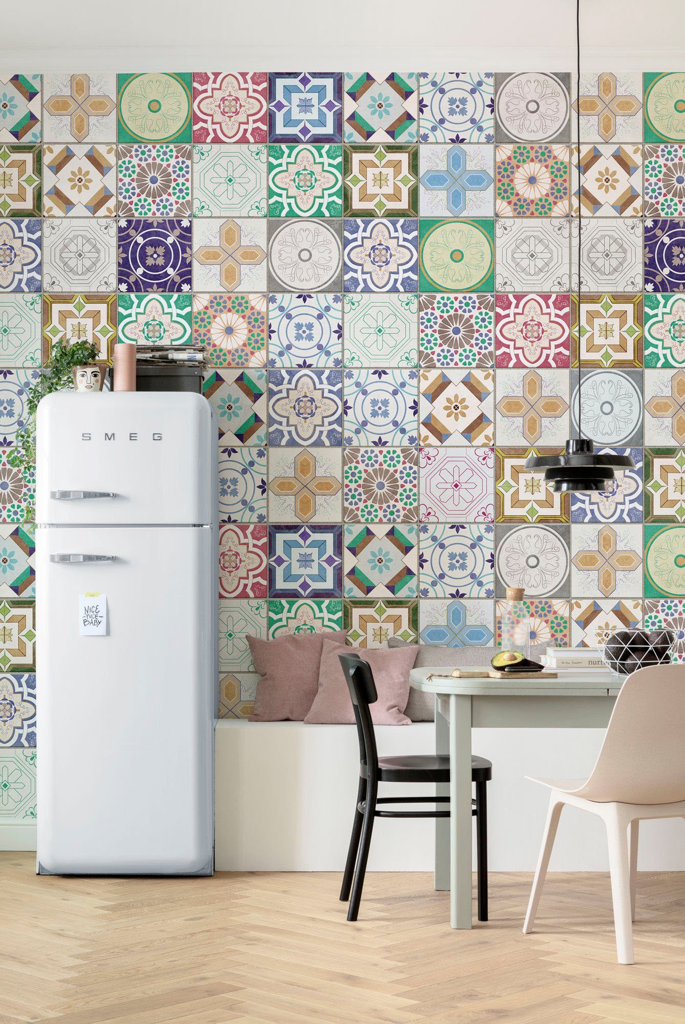 Komar Vliesbehang Digitale print vlies - Marrakech Mosaik - Afmeting 400 x 250 cm (1 stuk)