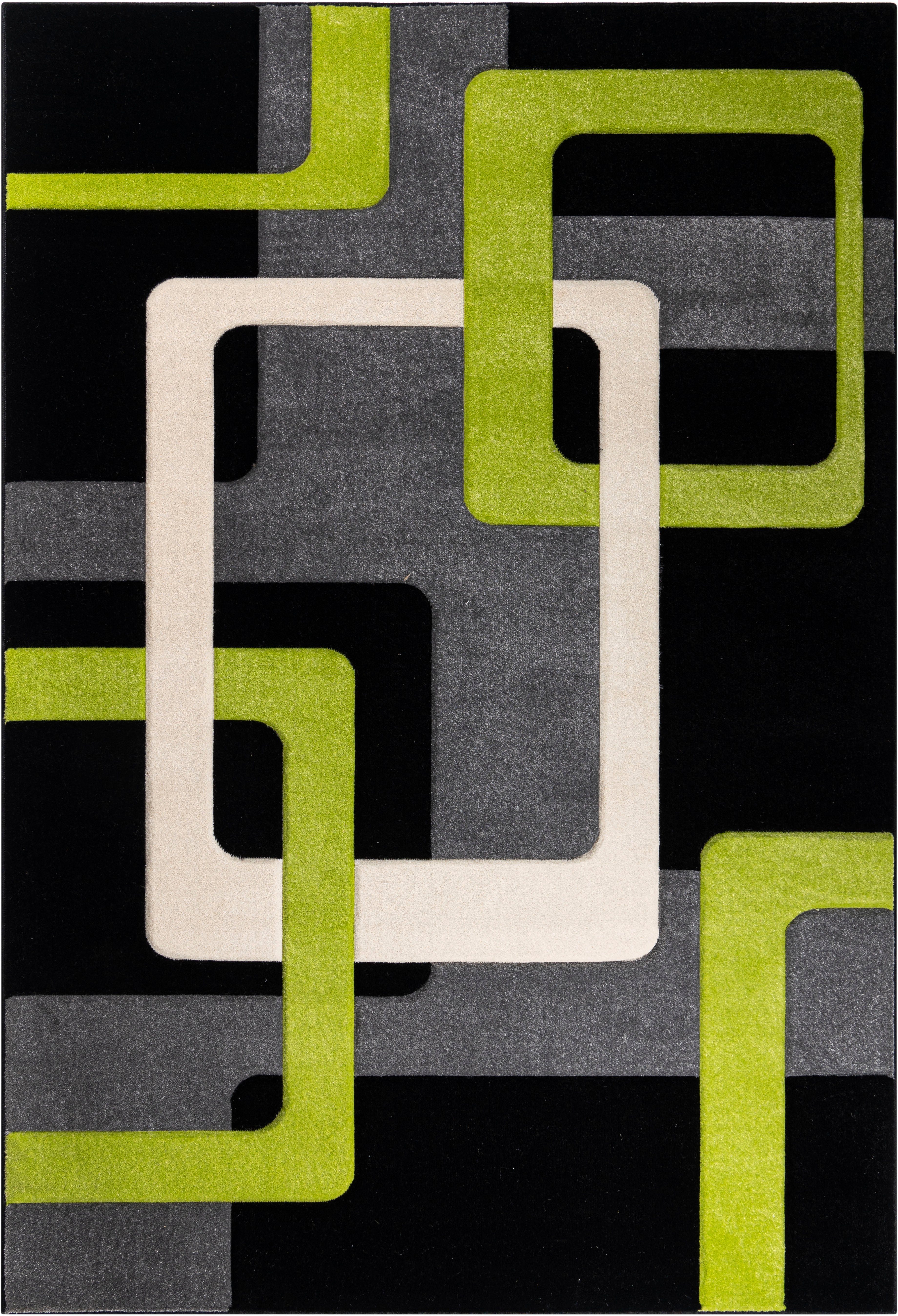 my home Vloerkleed Maxim Hoog-laag effect, kortpolig, 3D-ontwerp, klantenfavoriet
