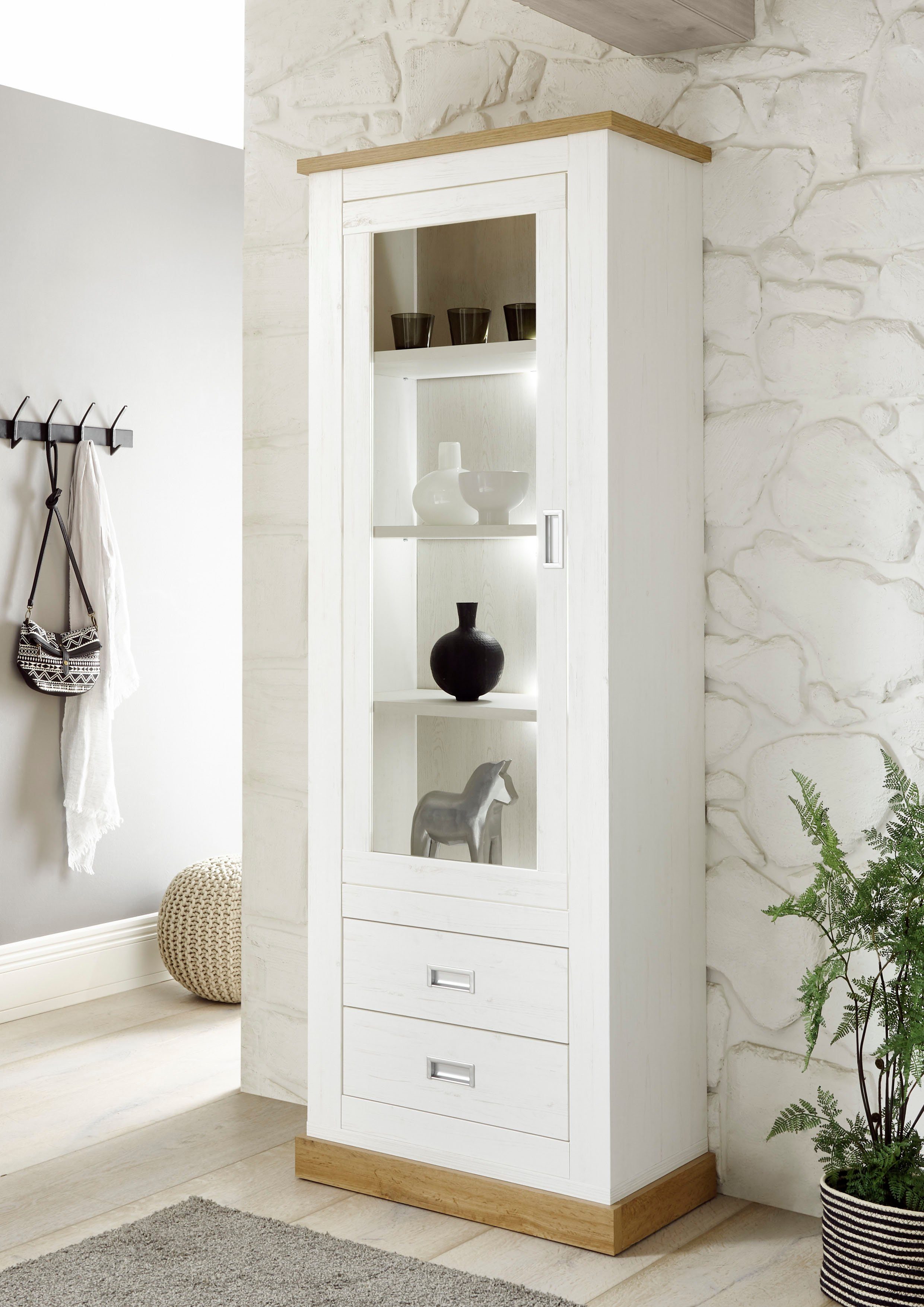 Home affaire Vitrinekast Orlando Hoogte ca. 204 cm