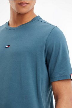 tommy sport t-shirt essentials small logo blauw