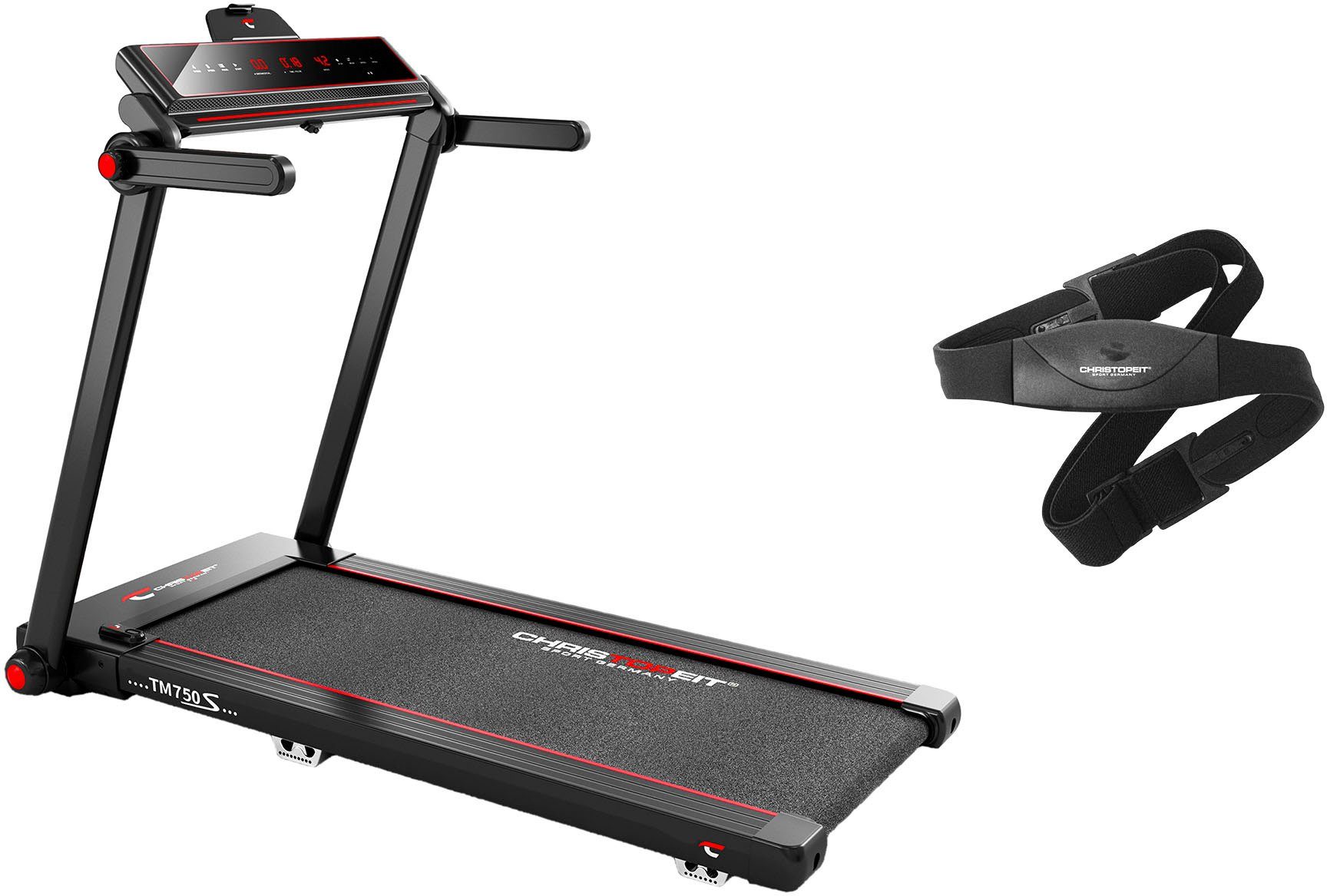 Christopeit Sport® Loopband TM 750 S (met/zonder hartslagband)