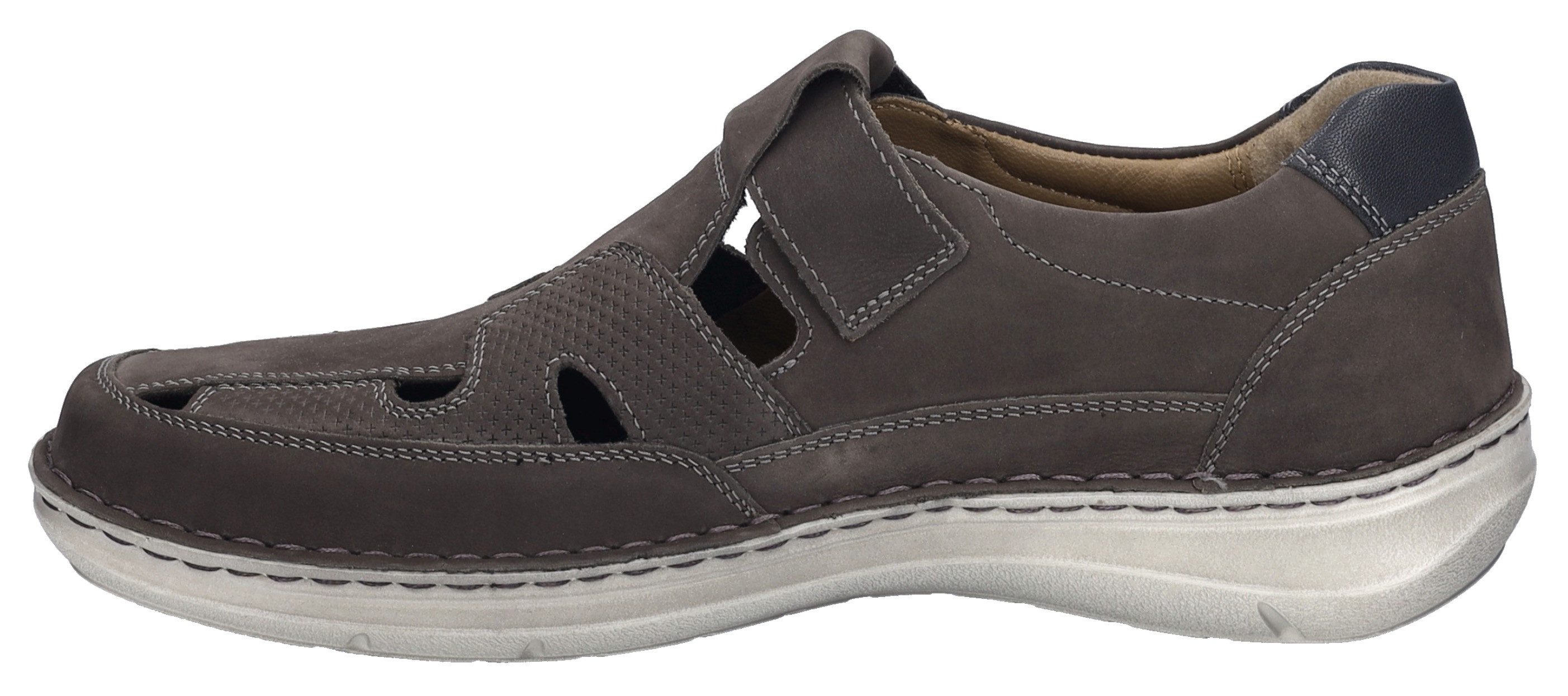 Josef Seibel Klittenbandschoenen New Anvers 81 , bakkersandaal, comfortabele schoen, lage schoen in breedte k (zeer breed)
