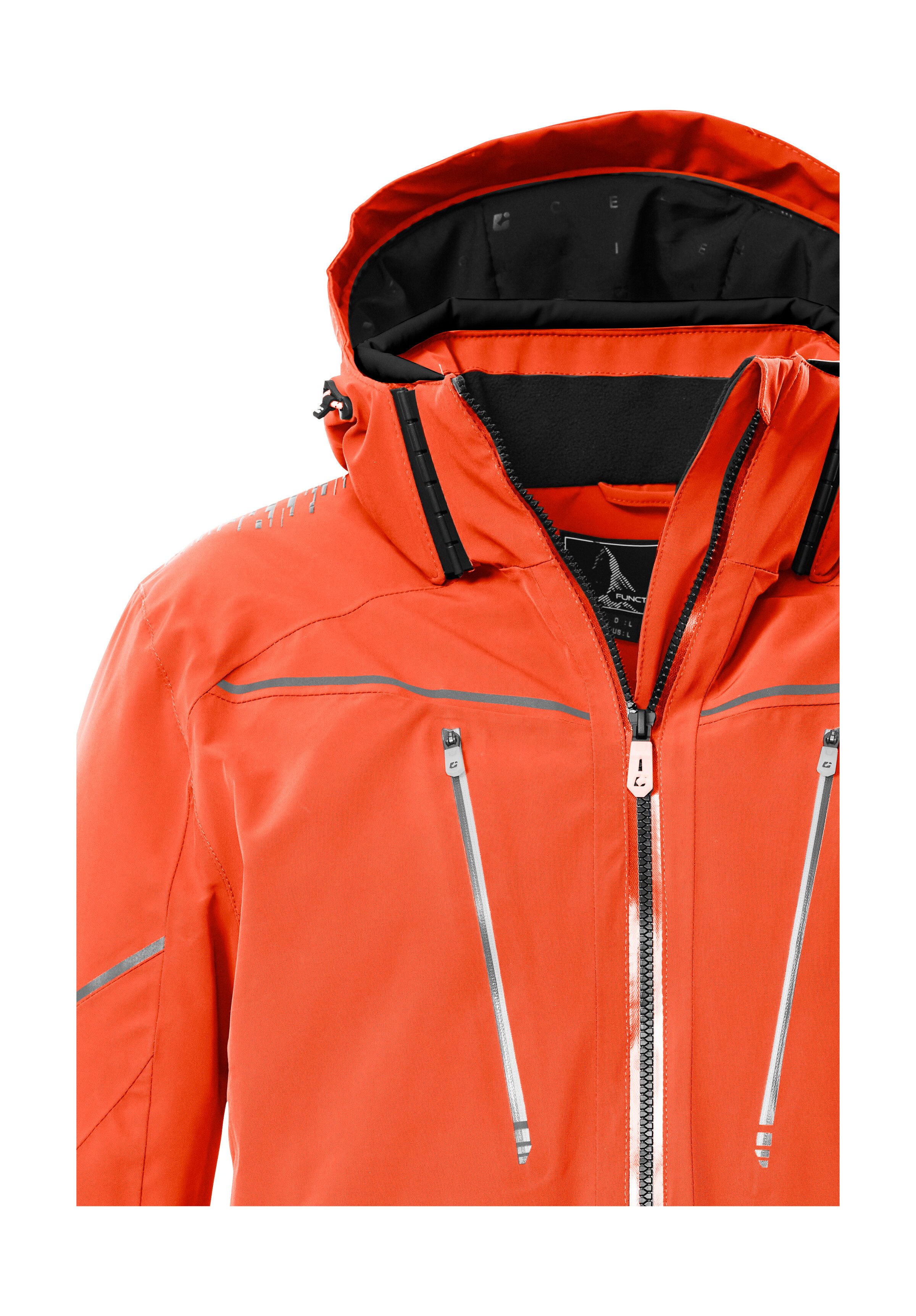 Killtec Ski-jack KSW 50 MN SKI JCKT Heren skijas: waterdicht, ademend, 4-way-stretch, sneeuwvanger