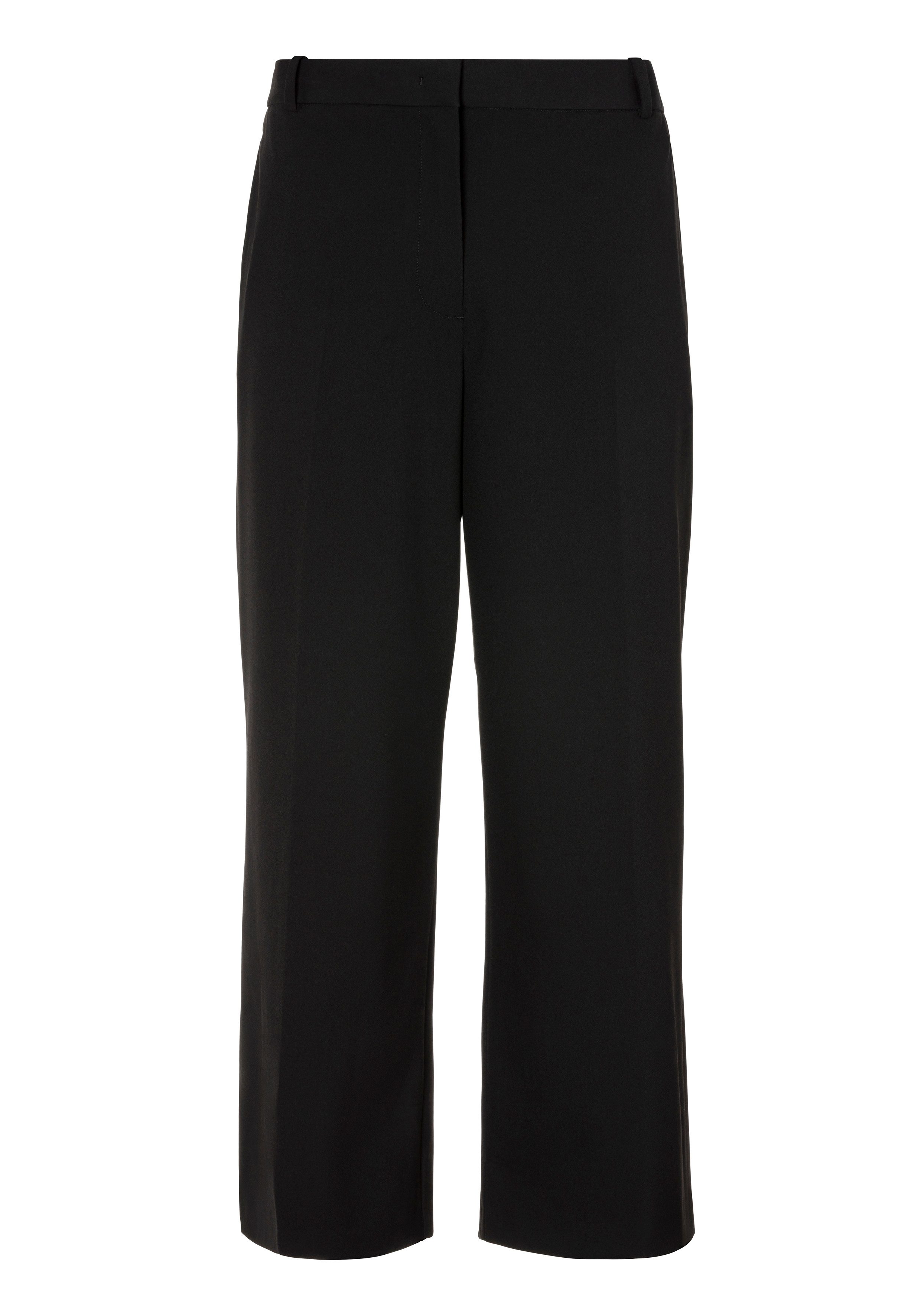 Tommy Hilfiger Curve Culotte CRV LW BI-STRETCH WIDE CROP PNT in grote maten, cropped, logoborduursel