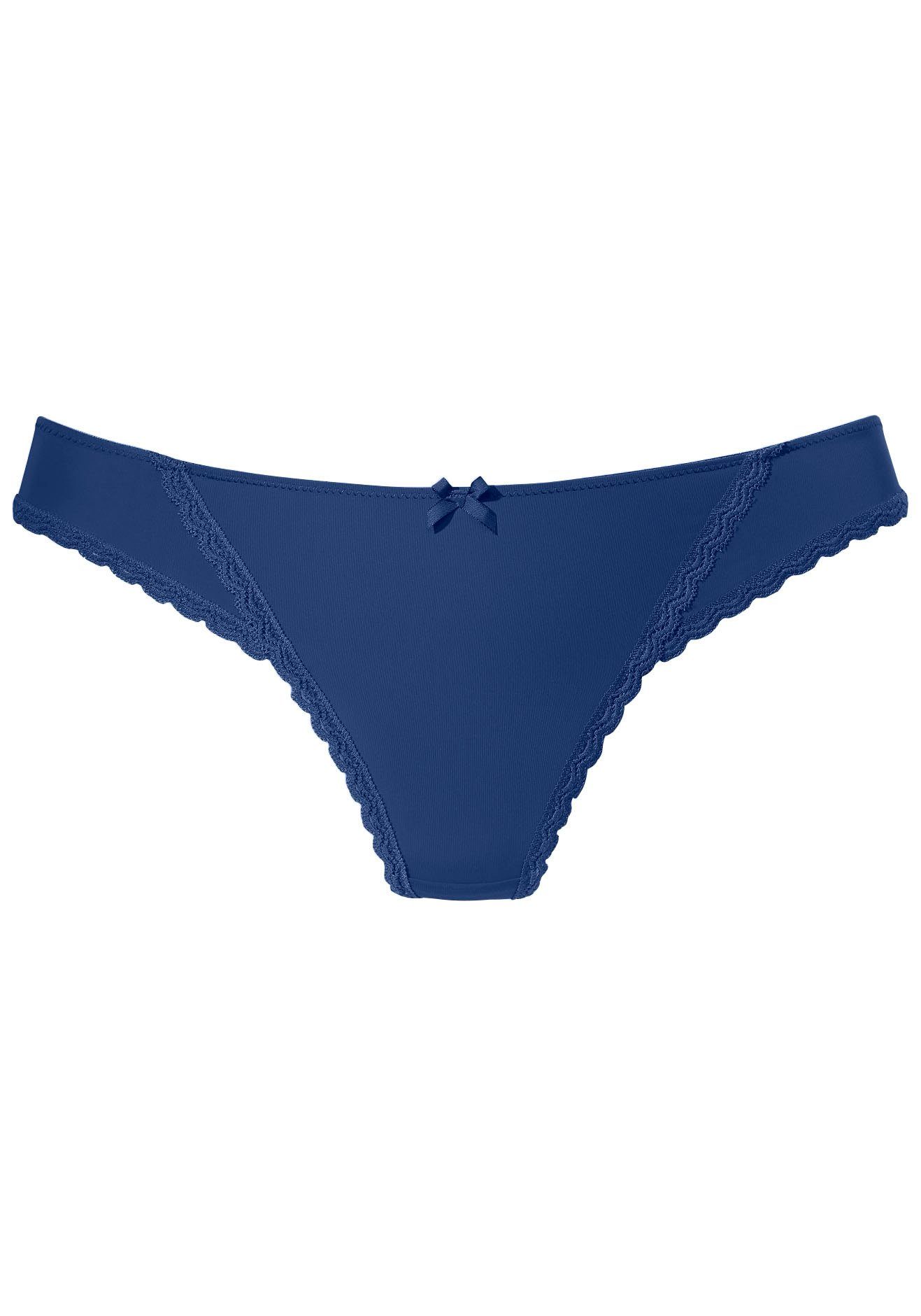 s.Oliver RED LABEL Beachwear String Camille met fijne kanten rand