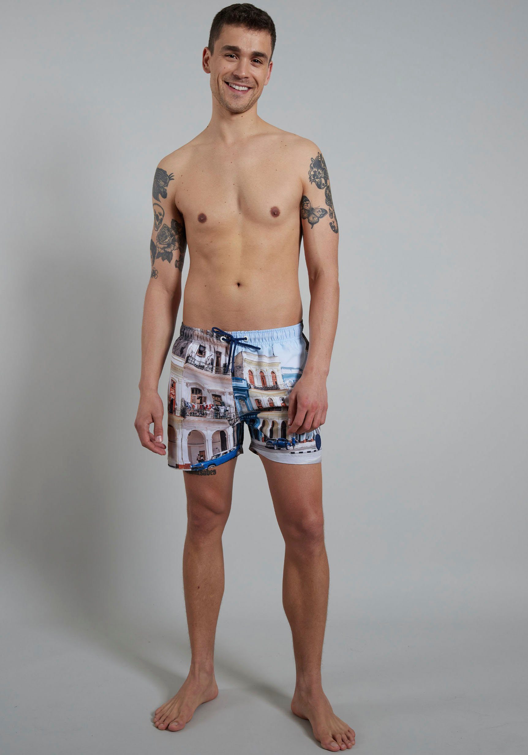 CECEBA Zwemshort met geweldige print voor warme zomerdagen