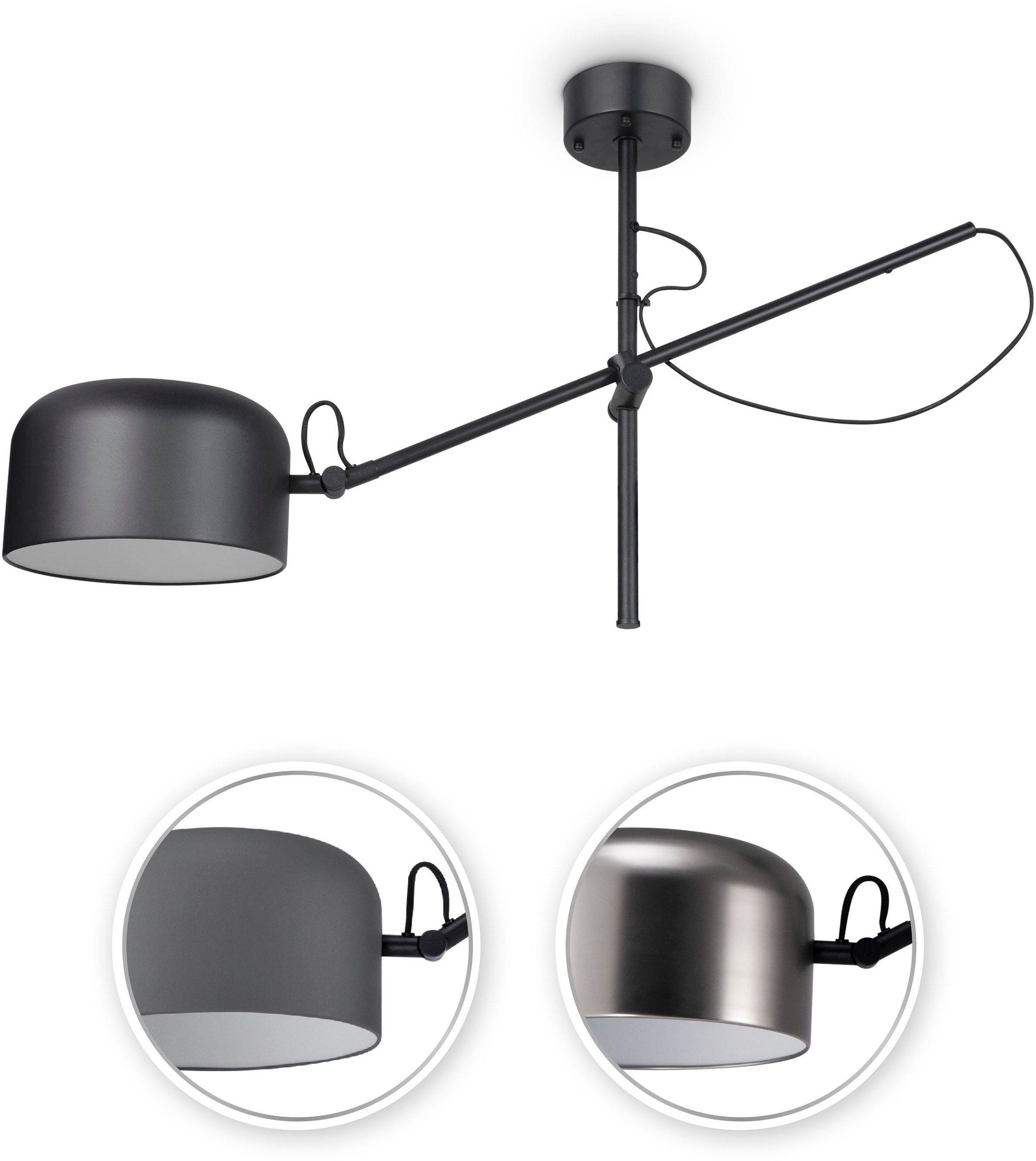 Paco Home Plafondlamp Bowl