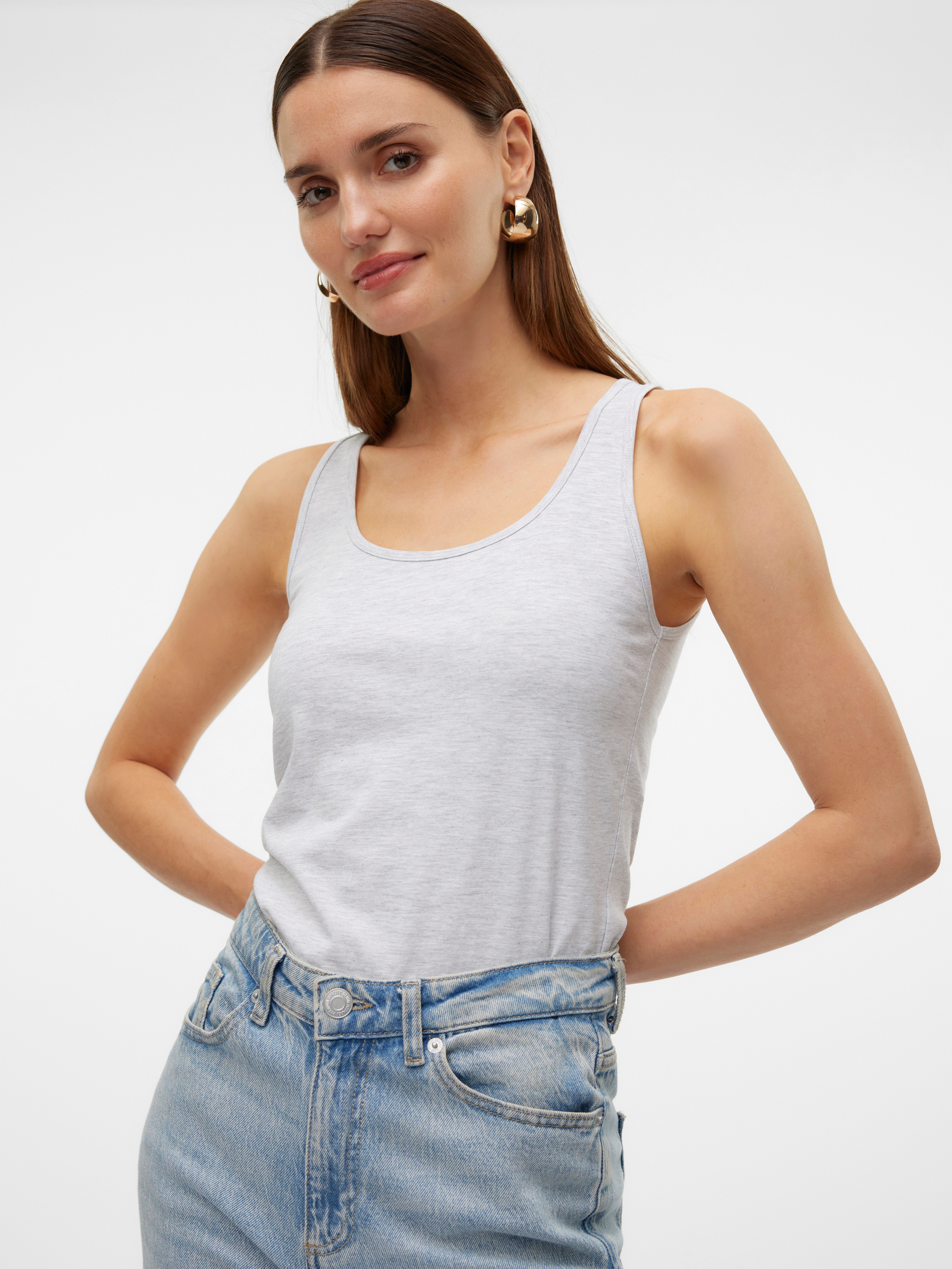 Vero Moda Tanktop VMLULU LONG TANK TOP JRS GA NOOS
