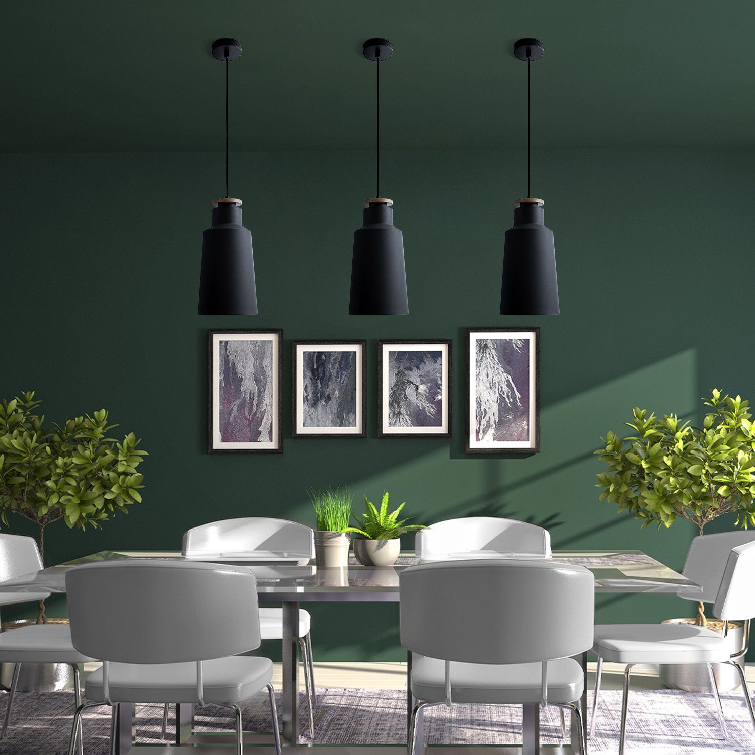 Paco Home Hanglamp JACK I Hanglamp eetkamer keukenlamp Eettafellamp Scandinavisch E27