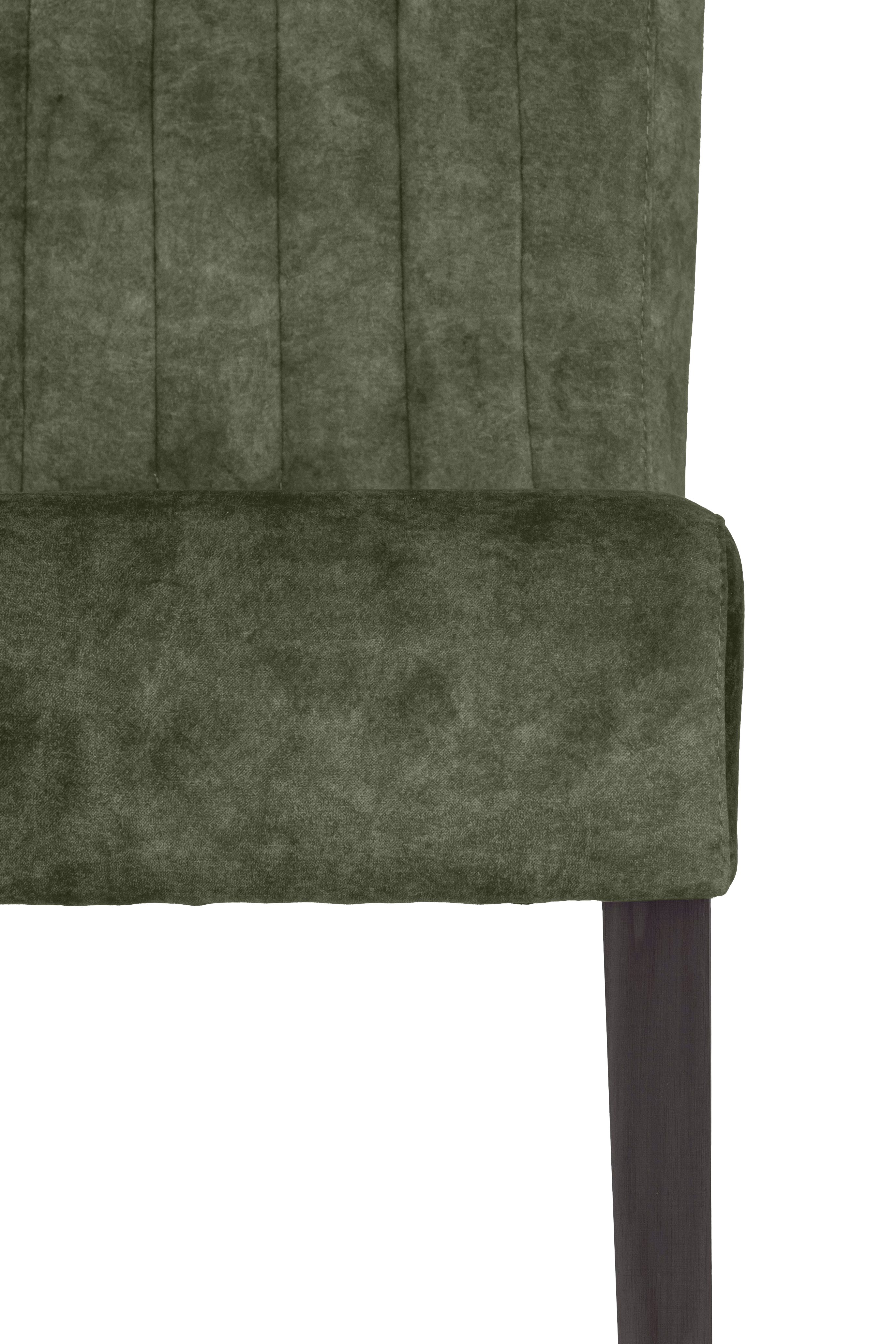 Home affaire Stoel met 4 poten verticale naden in de rugleuning (set, 2 stuks)