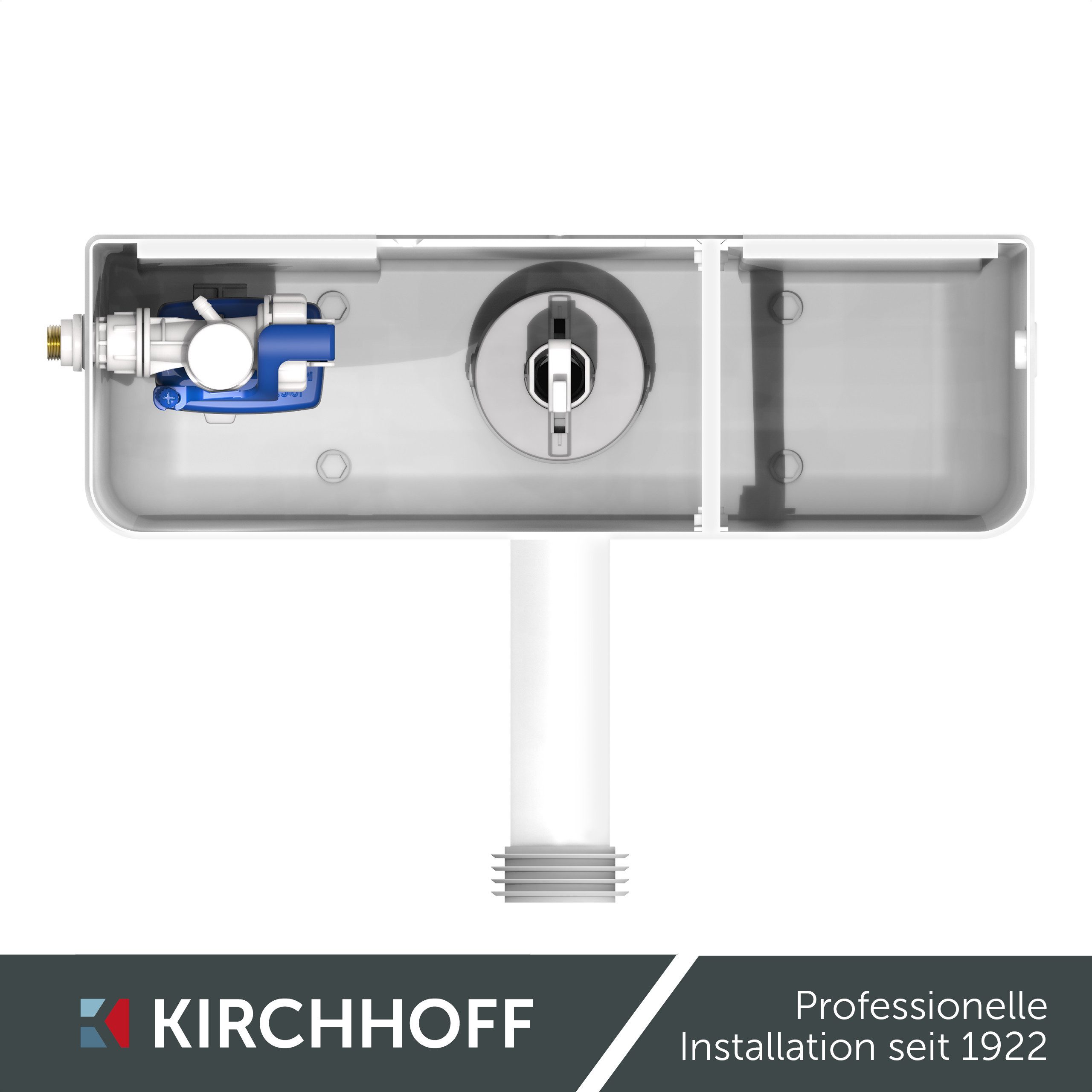 Kirchhoff Vulventiel Universeel-vlotterventiel, 6-9 liter