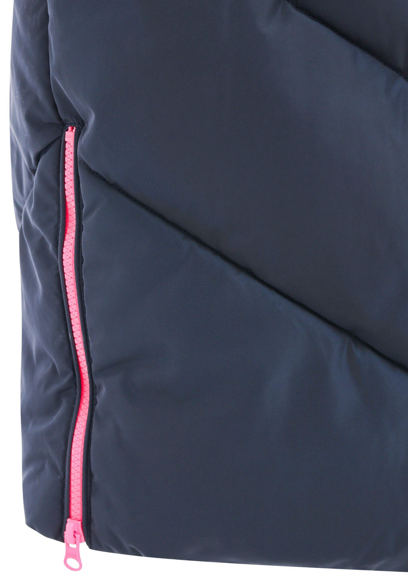 Zwillingsherz Bodywarmer Strandgeluk met zijritsen, contrast-rits