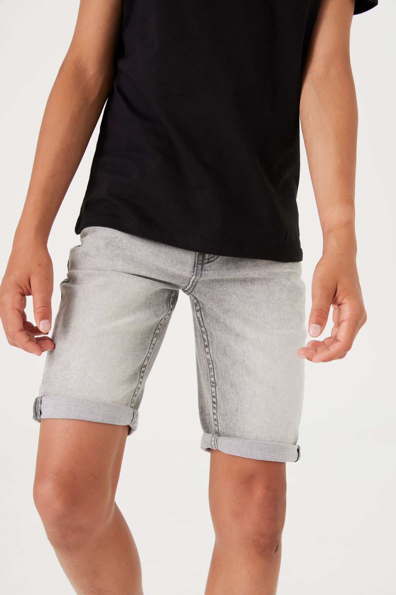 Garcia Jeansshort TAVIO met used-effecten