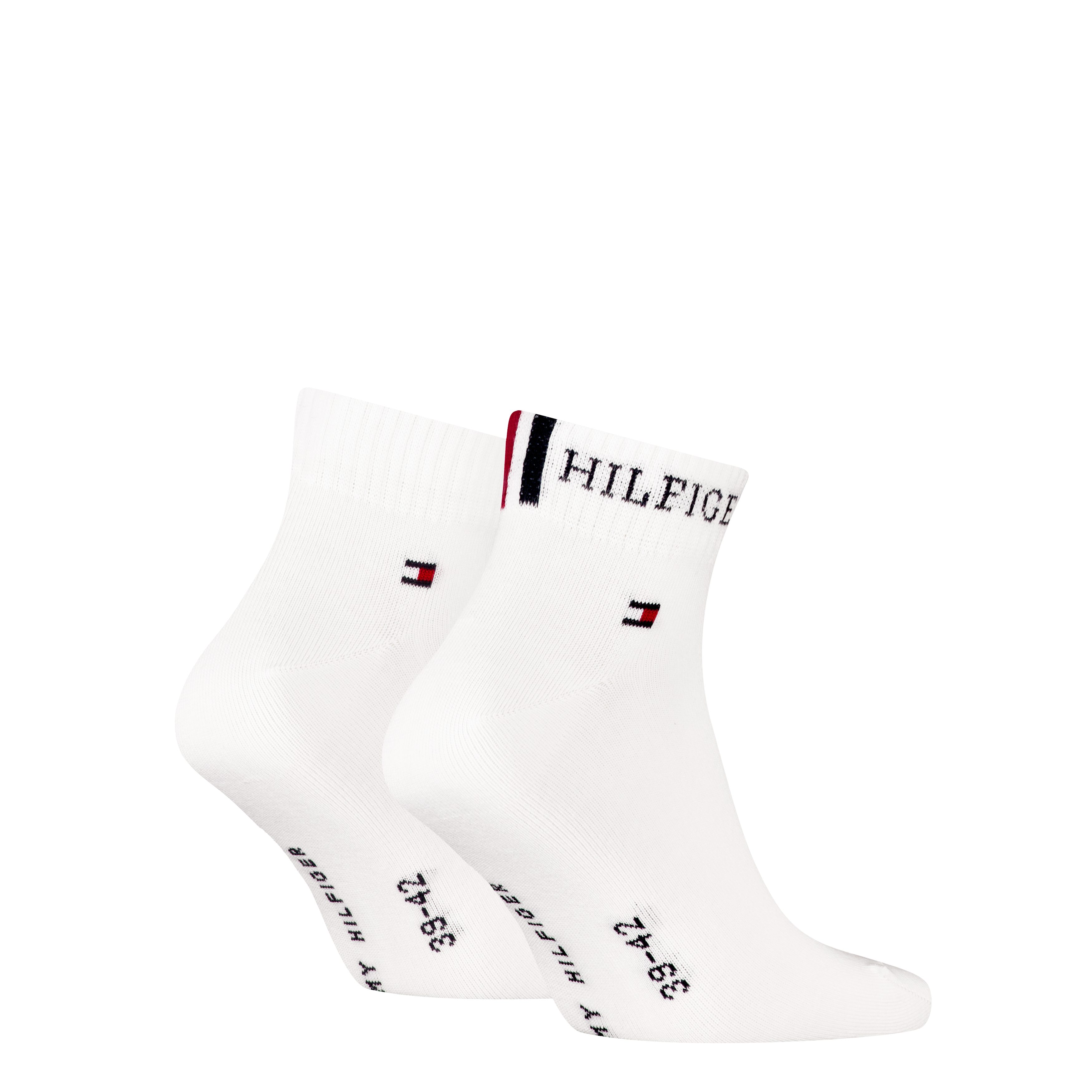 Tommy Hilfiger Korte sokken TH MEN QUARTER 2P HILFIGER TAB (2 paar)