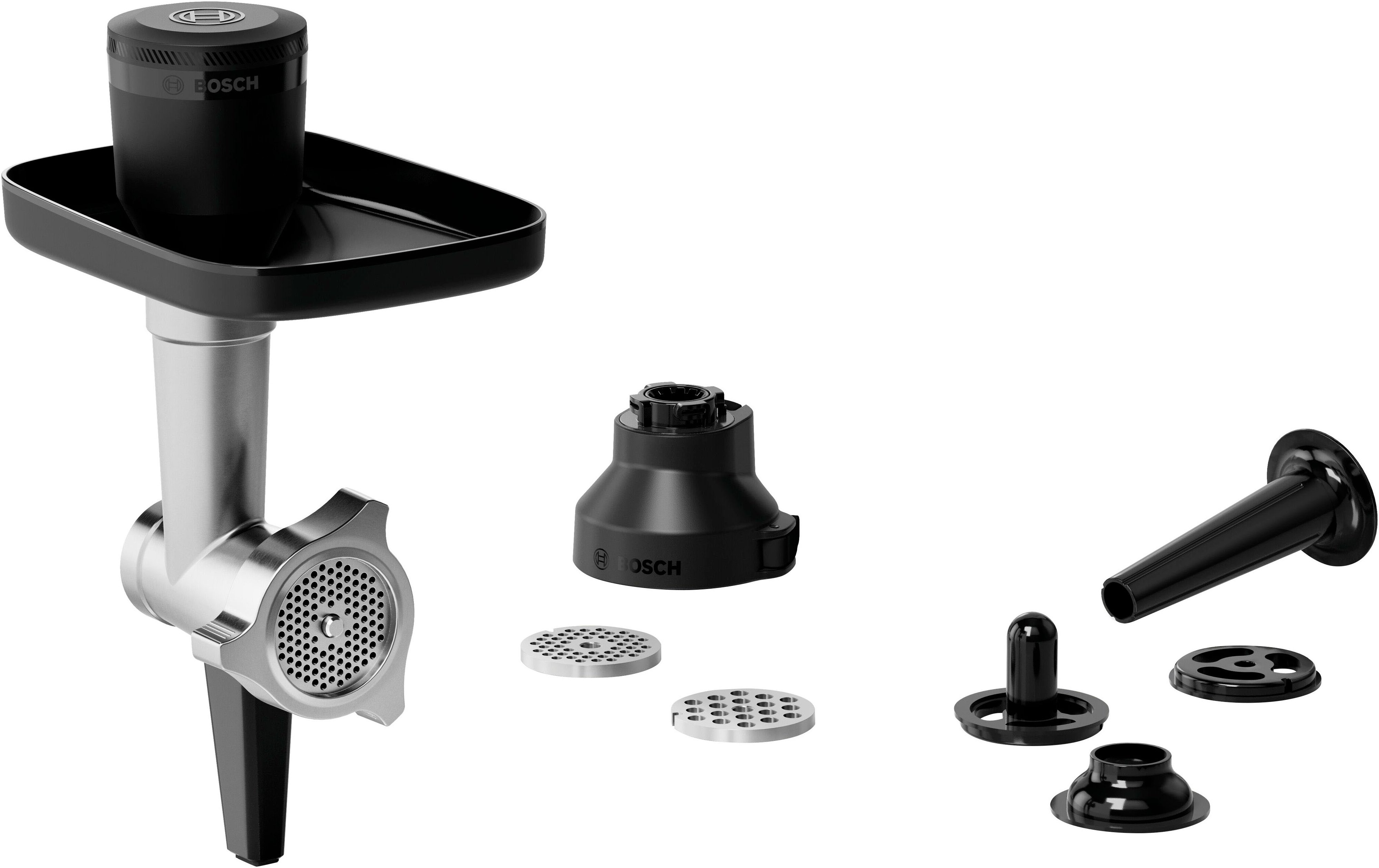 BOSCH Opzetstuk voor vleesmolen MUZS6HA accessoireset Hunting adventure met vleesmolen (set, 8-delig)