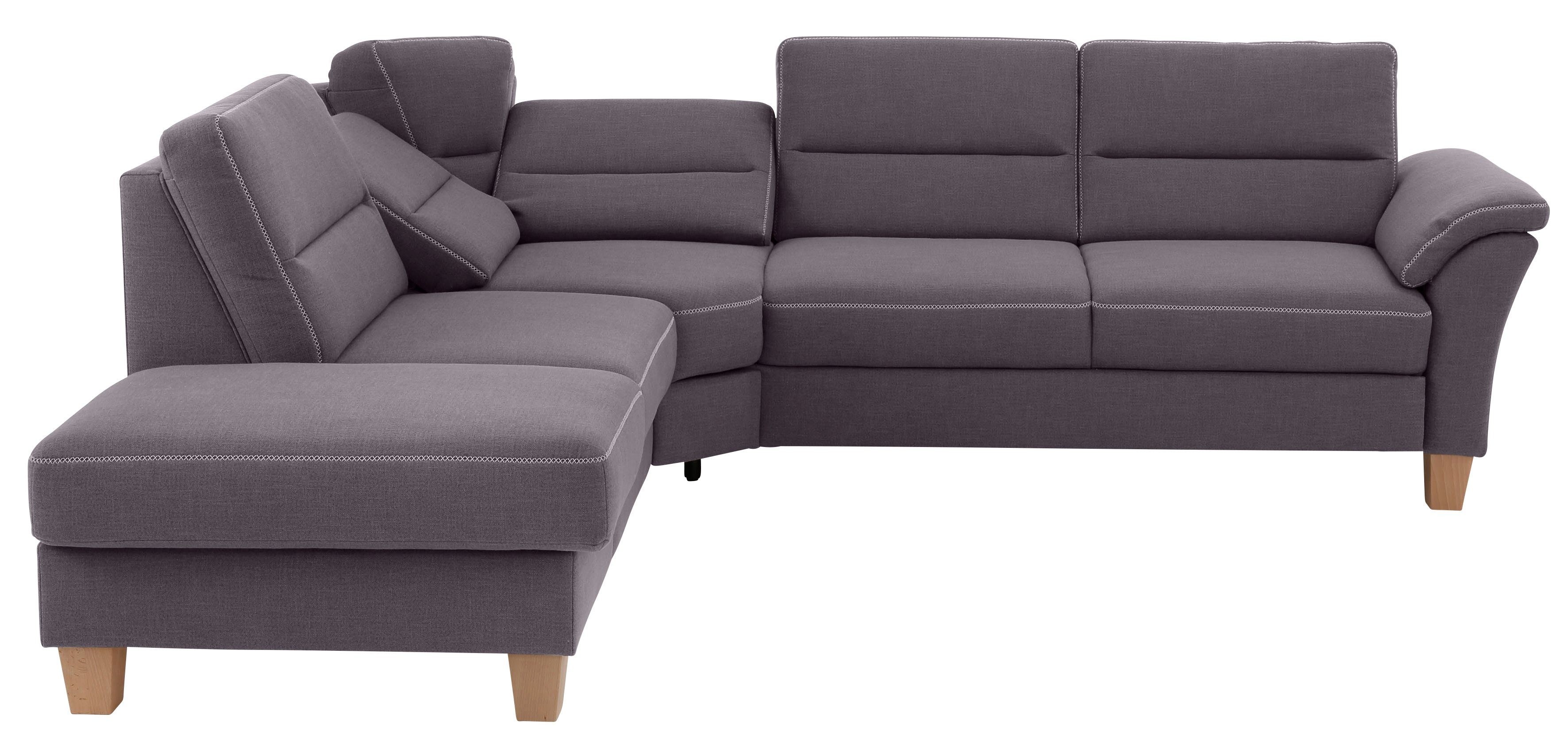 Home affaire Hoekbank Soleo L-model comfortabel door trapezehoek met relaxfunctie, ook met slaapfunctie