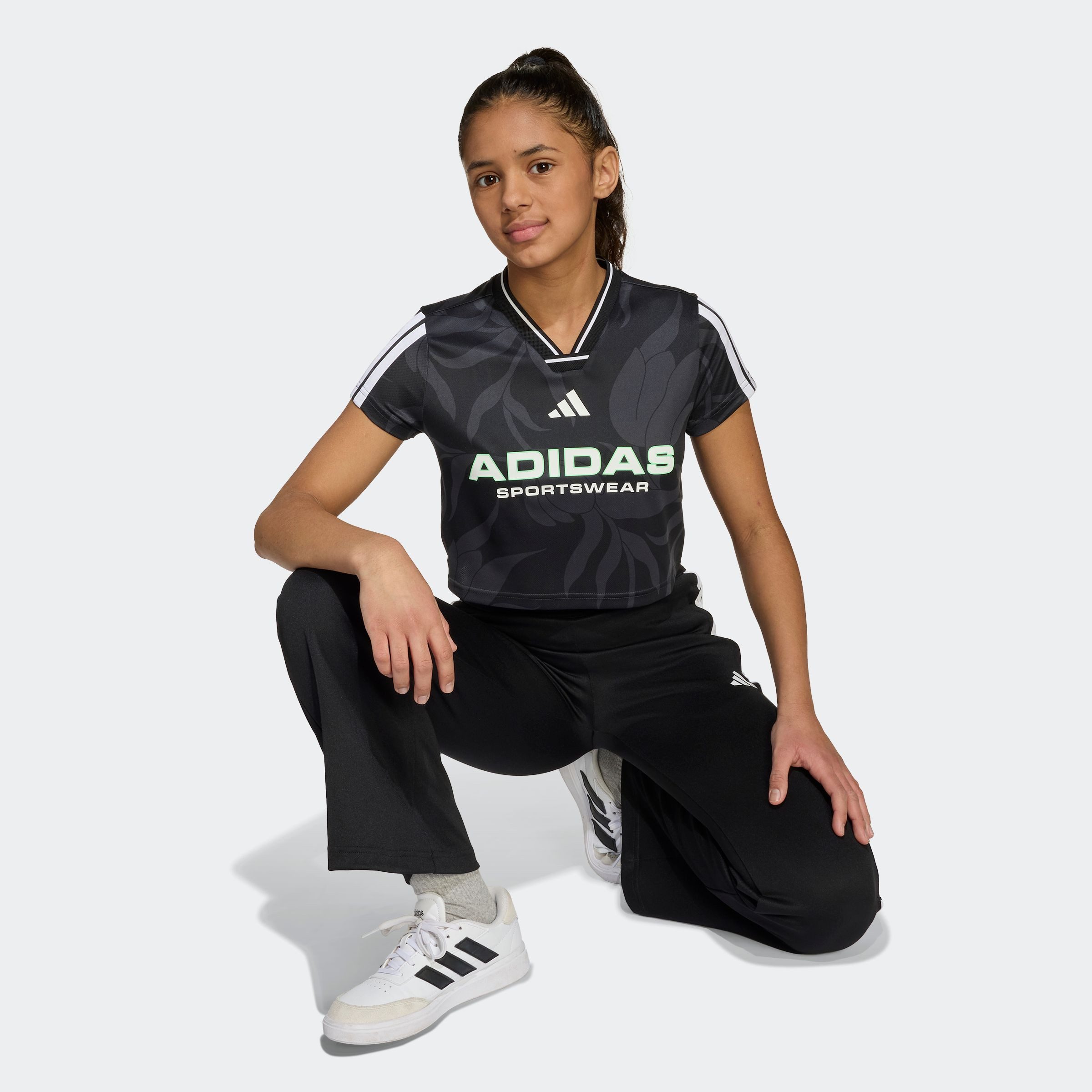 adidas Sportswear T-shirt JG HOT CR AOP T
