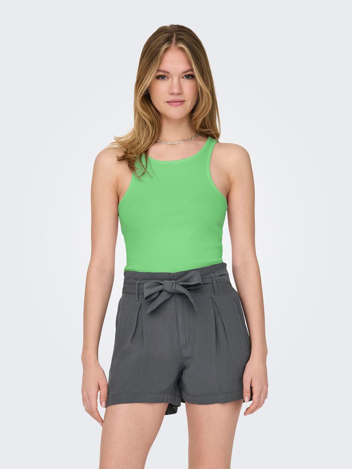 Only Geribde tanktop ONLKENYA RIB TANK TOP JRS NOOS