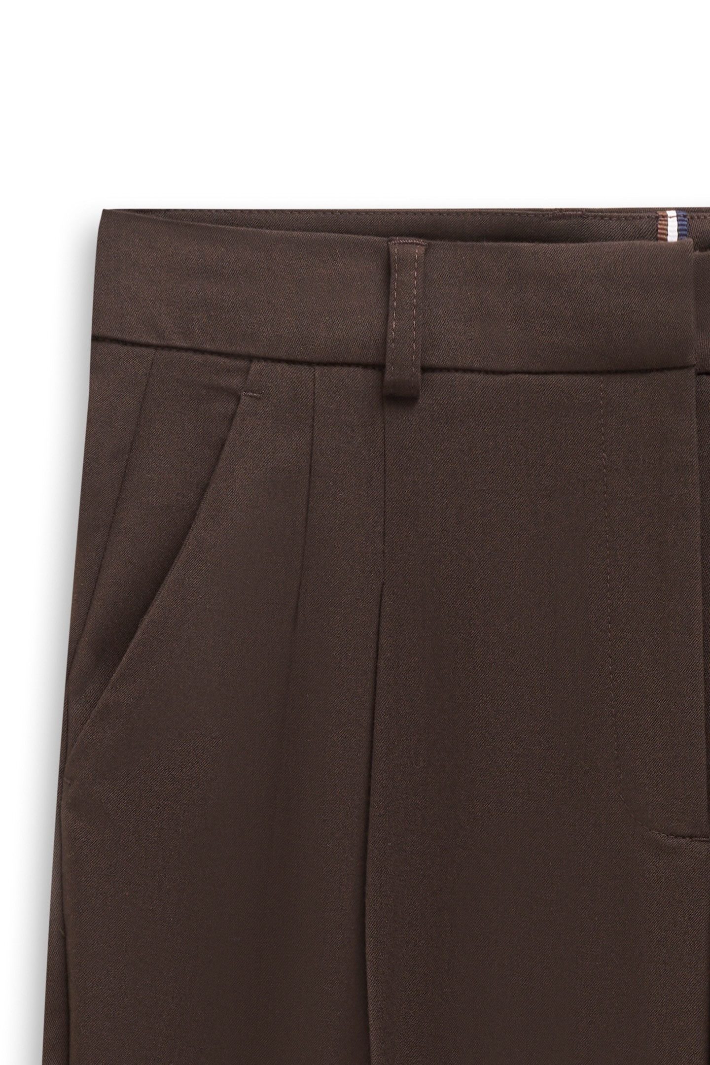Bugatti Stoffen broek Stretchcomfort met bandplooien