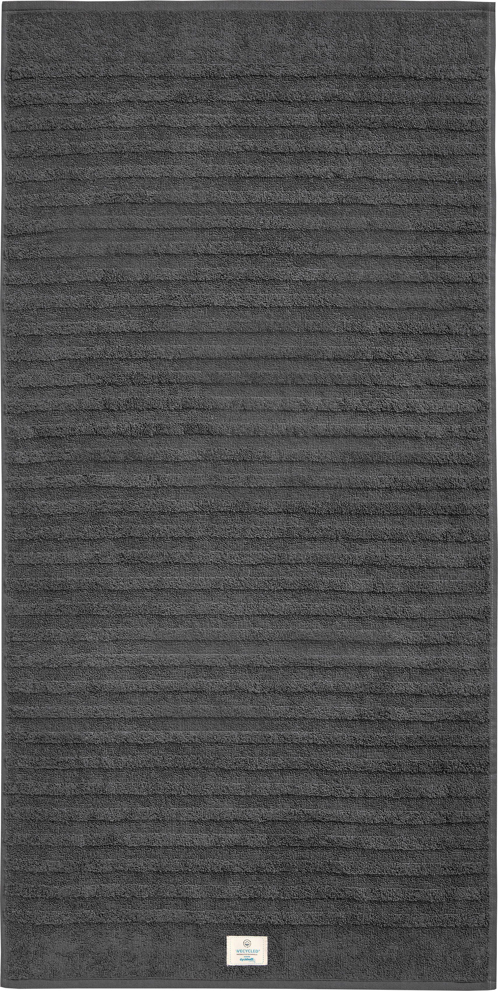 Dyckhoff Handdoekenset Wecycled 2 handdoeken (50x100 cm), 1 douchehanddoek (70x140 cm) (3 stuks)