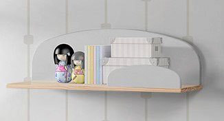 Vipack Kinderrek Kiddy, plank massief dennenhout, om op te hangen