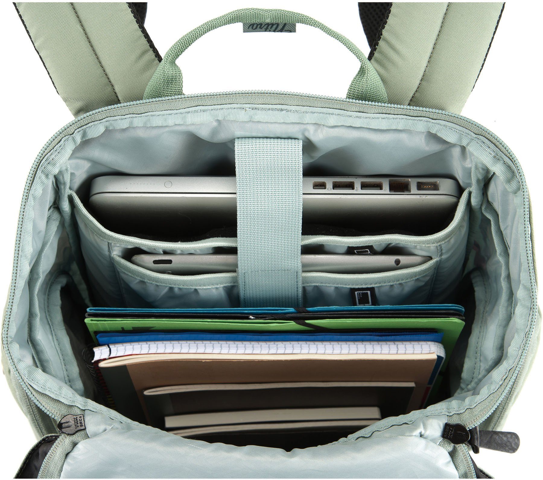 NITRO Vrijetijdsrugzak Daypacker met laptopvak, schoolrugzak, wandelaarsrugzak of streetpack