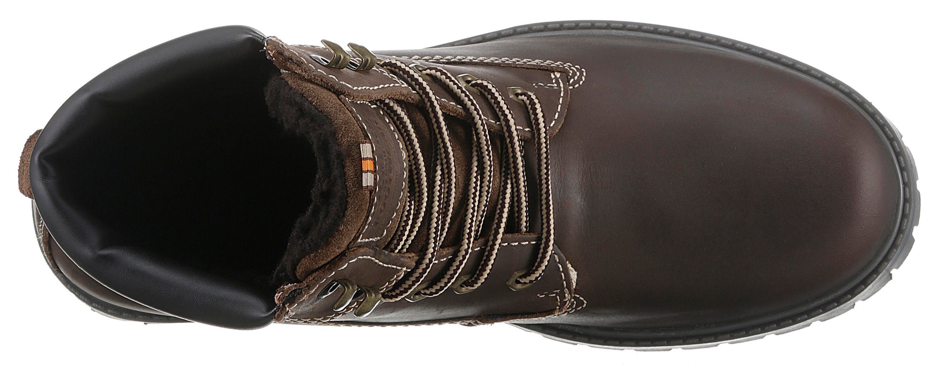 Dockers by Gerli Winterlaarzen Werkschoenen, veterschoenen met blokhak