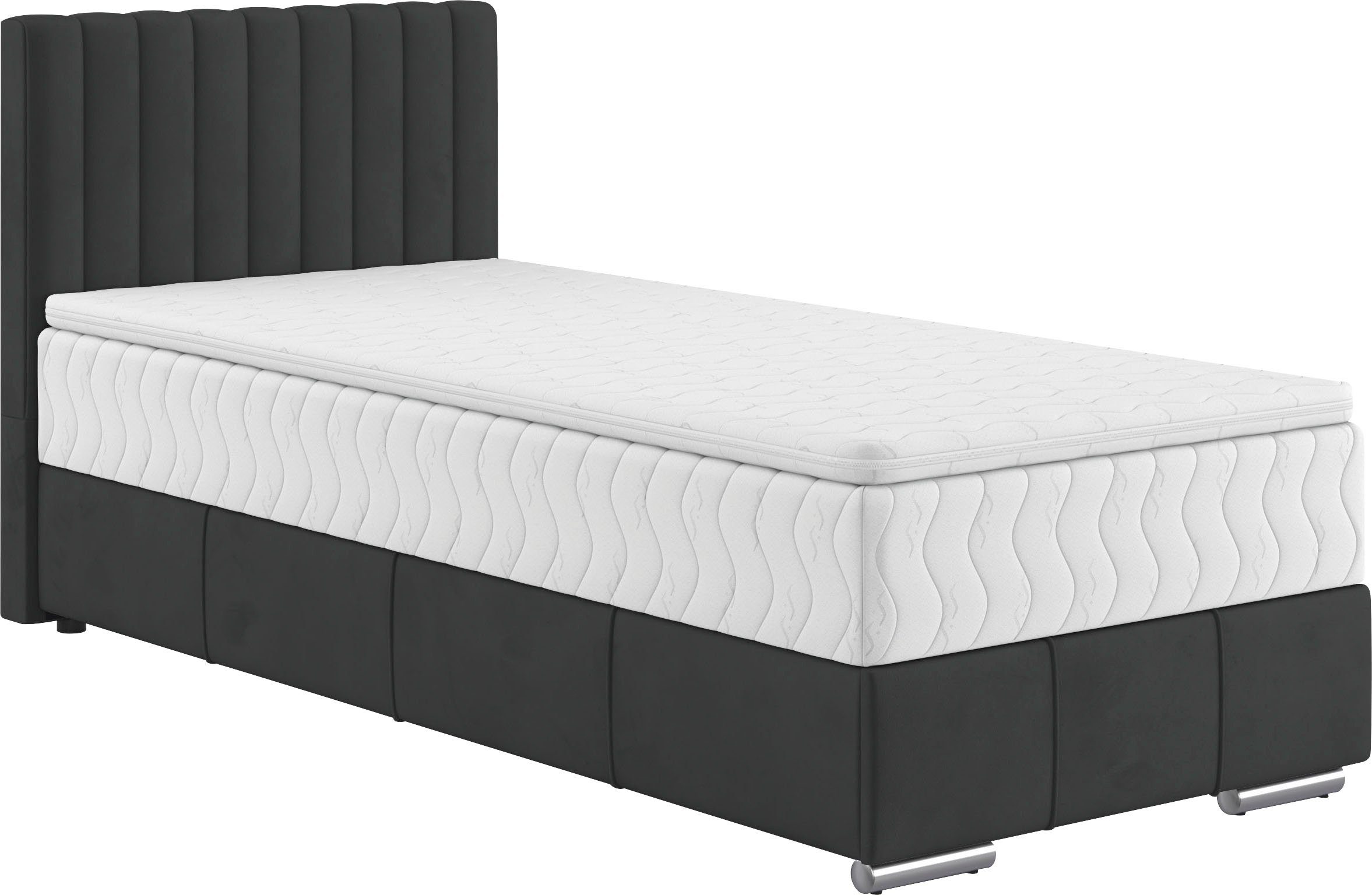 INOSIGN Boxspring Thor met bedbodem, incl. matras, topverkoper Topmatras en sierkussen, in verschillende hardheden beschikbaar