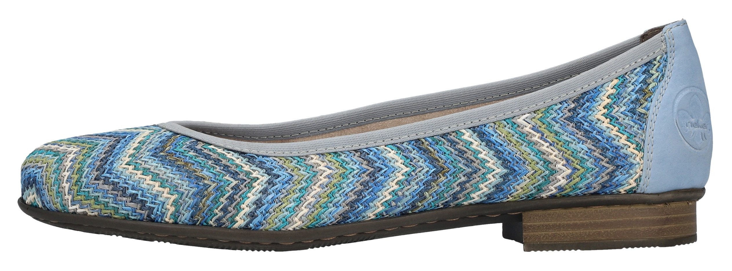 Rieker Ballerina's , slippers, instapschoen, pumps met zachte binnenzool